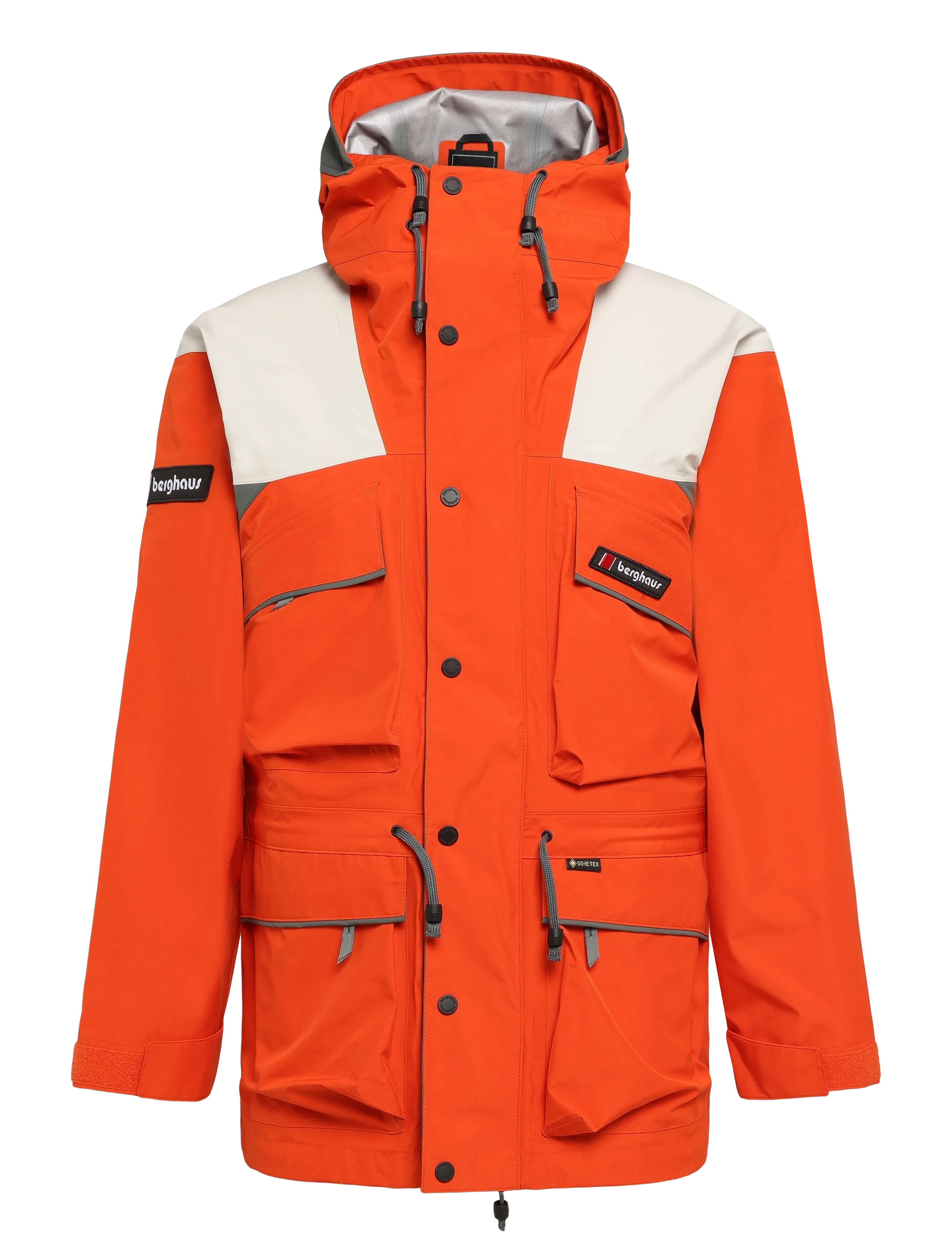 Berghaus BG U TRANGO GTX JKT - Regntøj - FLAME-STONE / orange