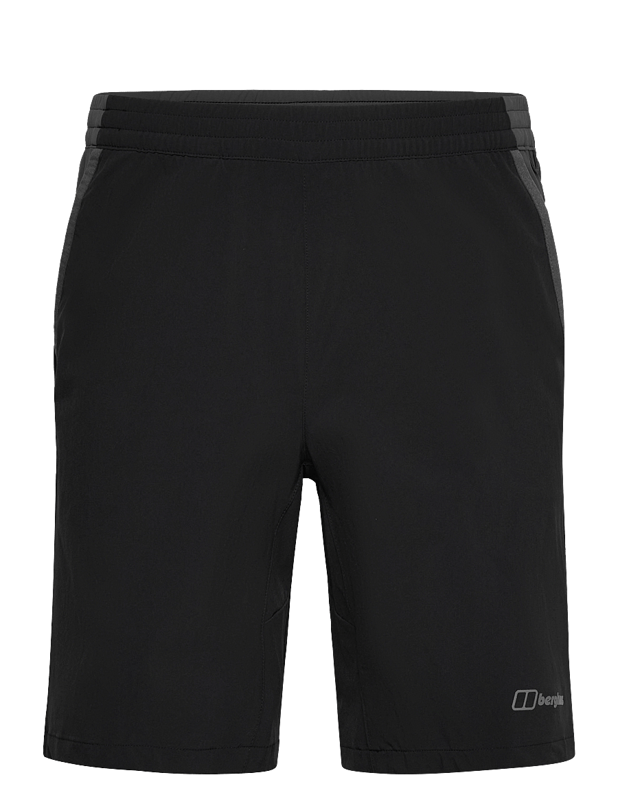 Berghaus - BG M WANDERMOOR WIND SHORT - lühikesed vabaõhupüksid - jet black-grey pinstripe - 1
