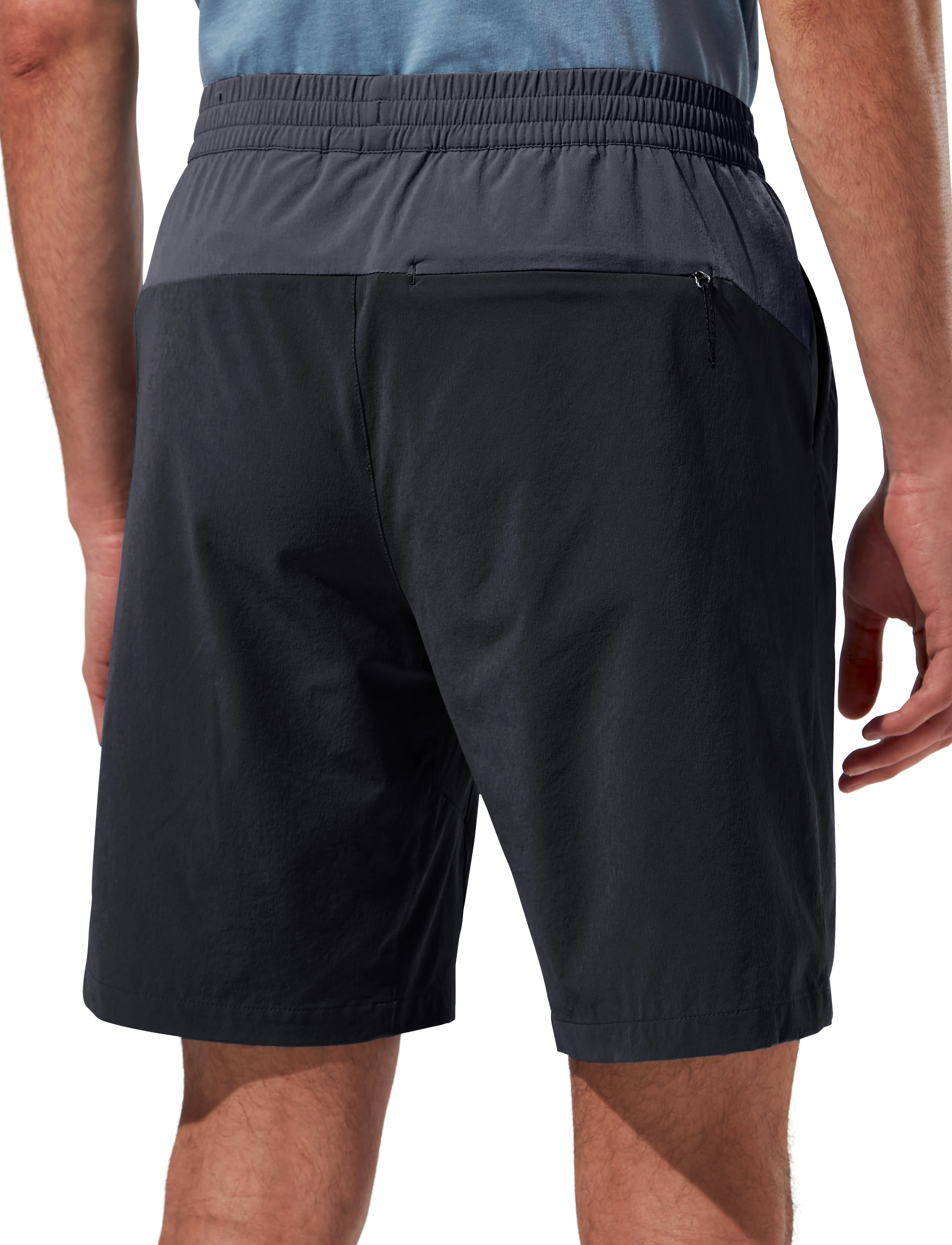 Berghaus - BG M WANDERMOOR WIND SHORT - udendørsshorts - jet black-grey pinstripe - 5