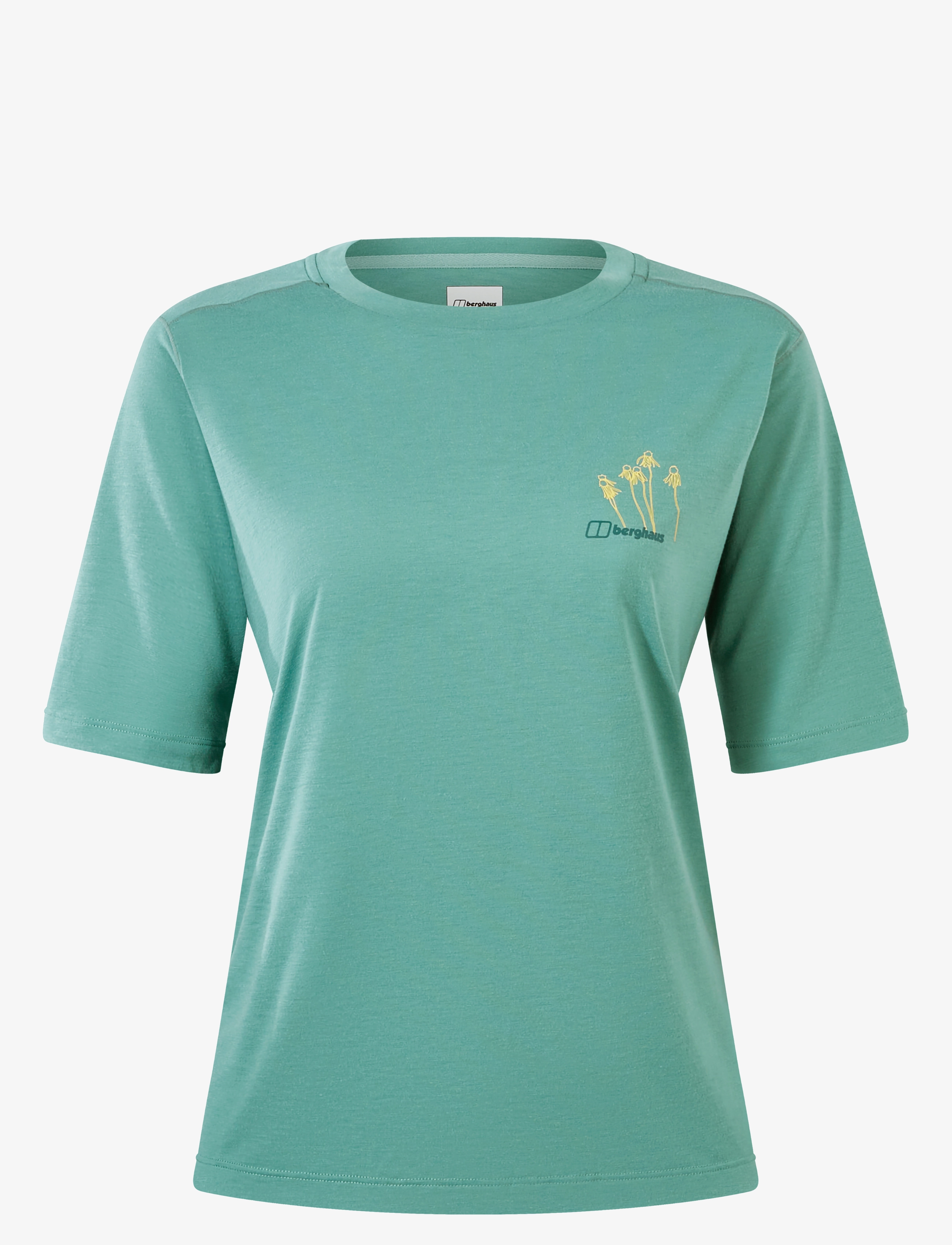 Berghaus BG W CONEFLOWER SS TEE - Berghaus - LIGHT TERRAIN / green