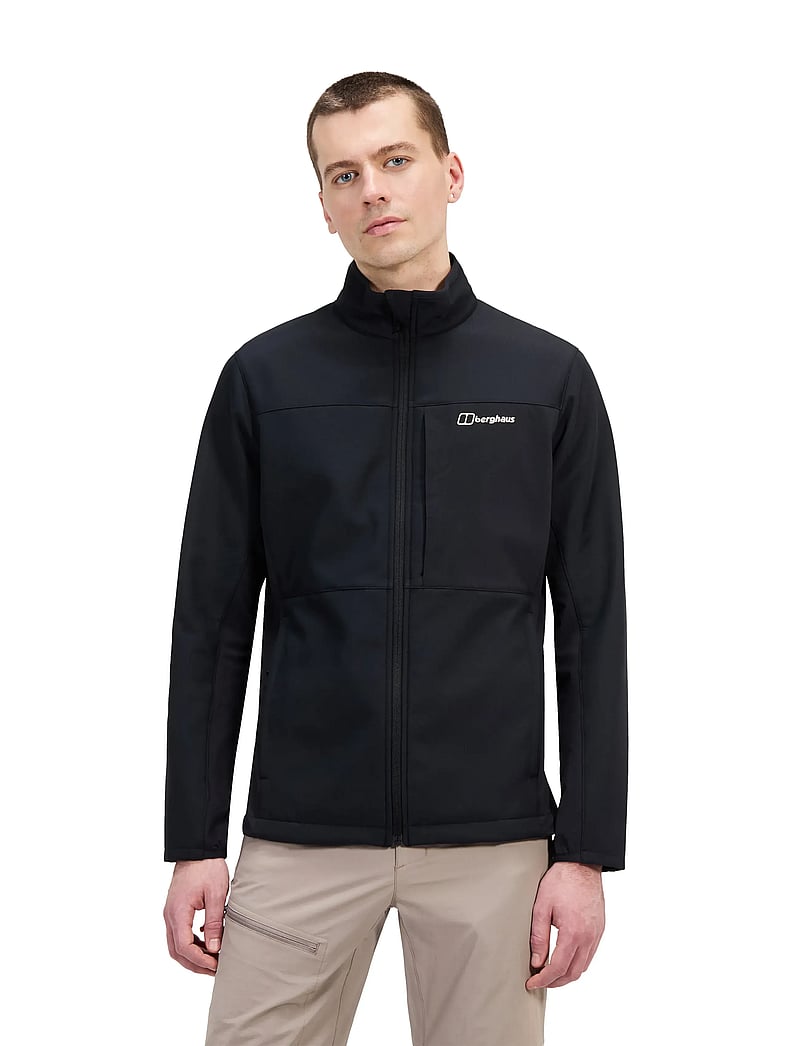 Berghaus - BG M GHLAS 3.0 SOFTSHELL JKT - outdoor jacken - black-black - 0