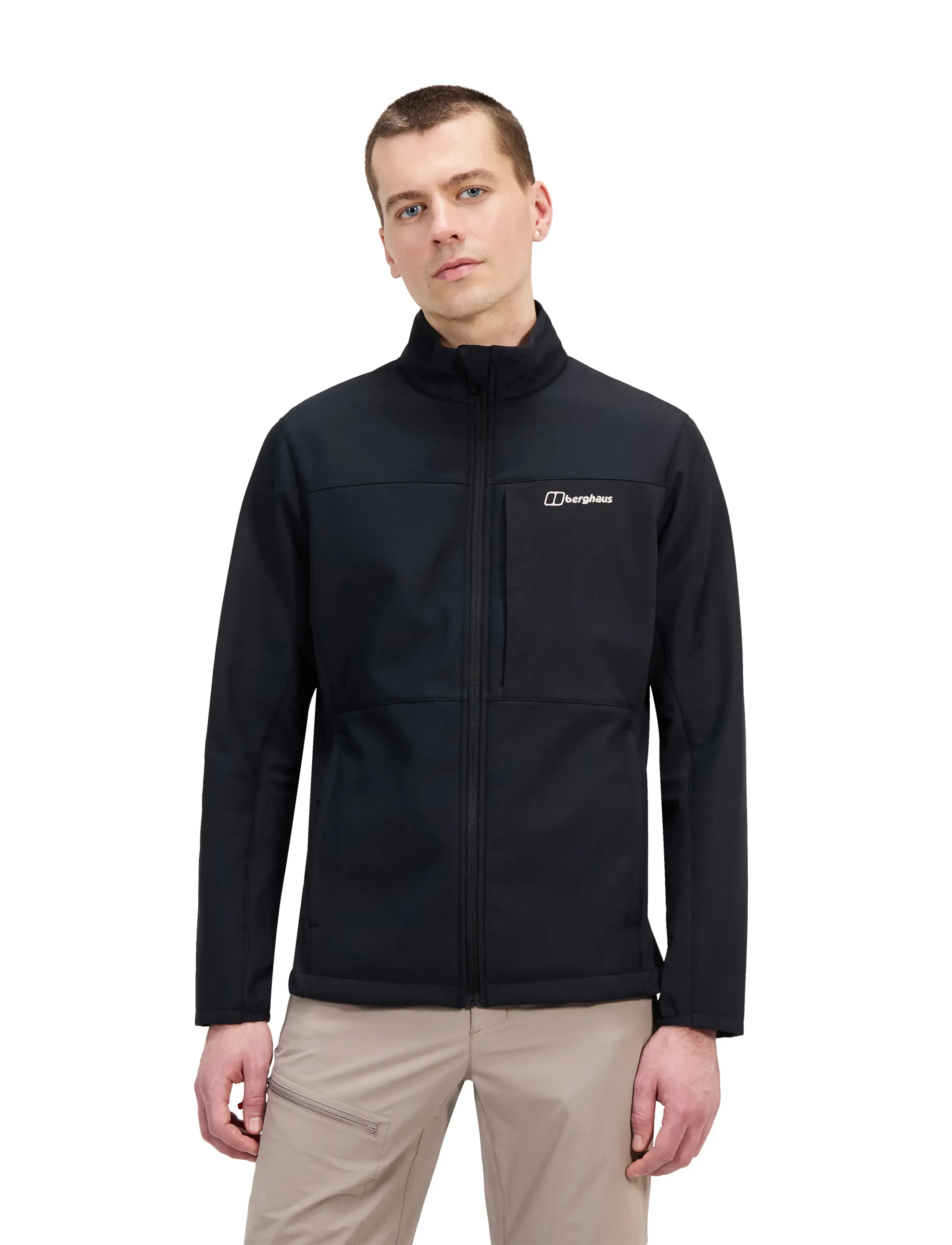 Berghaus - BG M GHLAS 3.0 SOFTSHELL JKT - outdoor- & regenjacken - black-black - 0