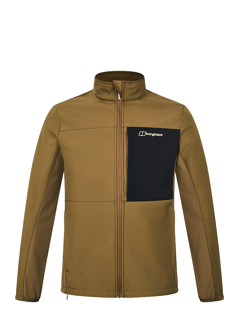 Berghaus - BG M GHLAS 3.0 SOFTSHELL JKT - outdoor jacken - bark-jet black - 1