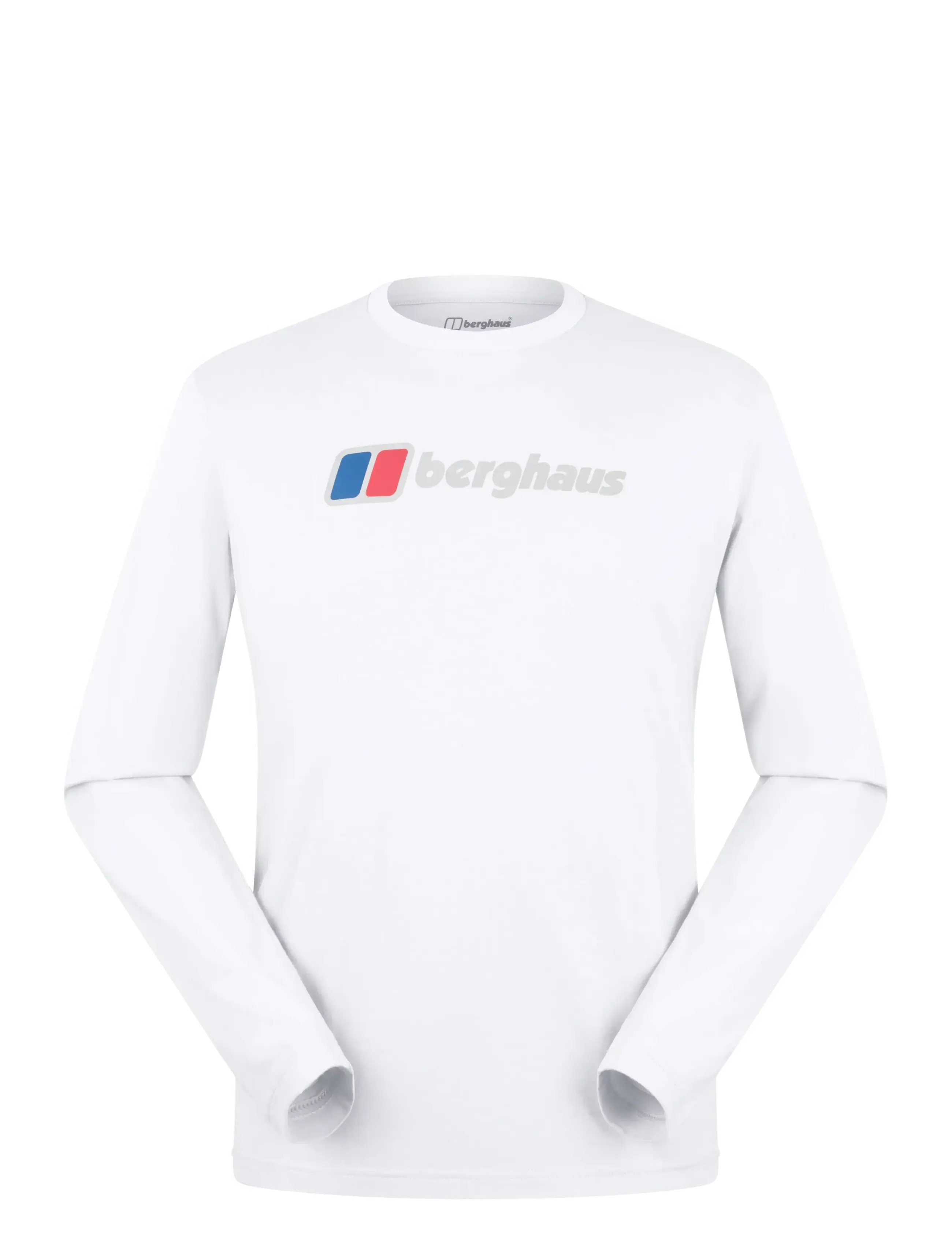 BERGHAUS Bg M Berghaus Big Logo Ls Tee Weiß - XL - Herren