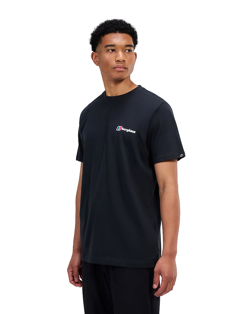 Berghaus - BG M BERGHAUS FRONT & BACK TEE - t-shirts - black-black - 4