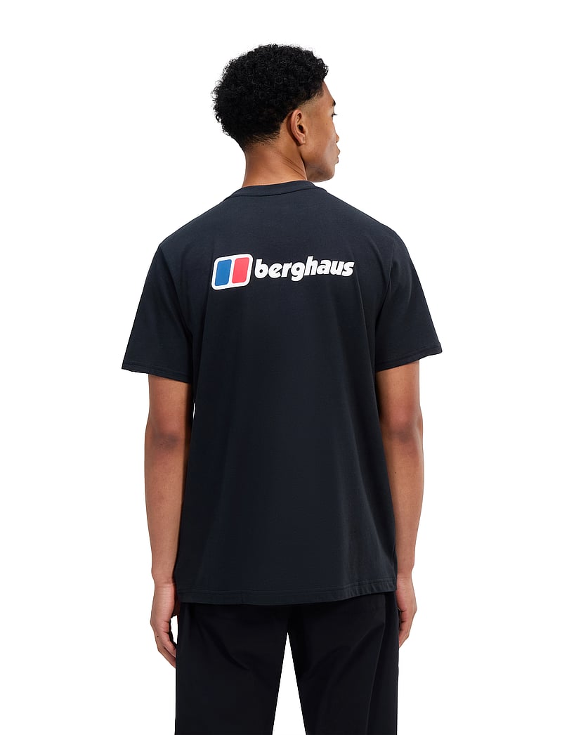 Berghaus - BG M BERGHAUS FRONT & BACK TEE - t-shirts - black-black - 5