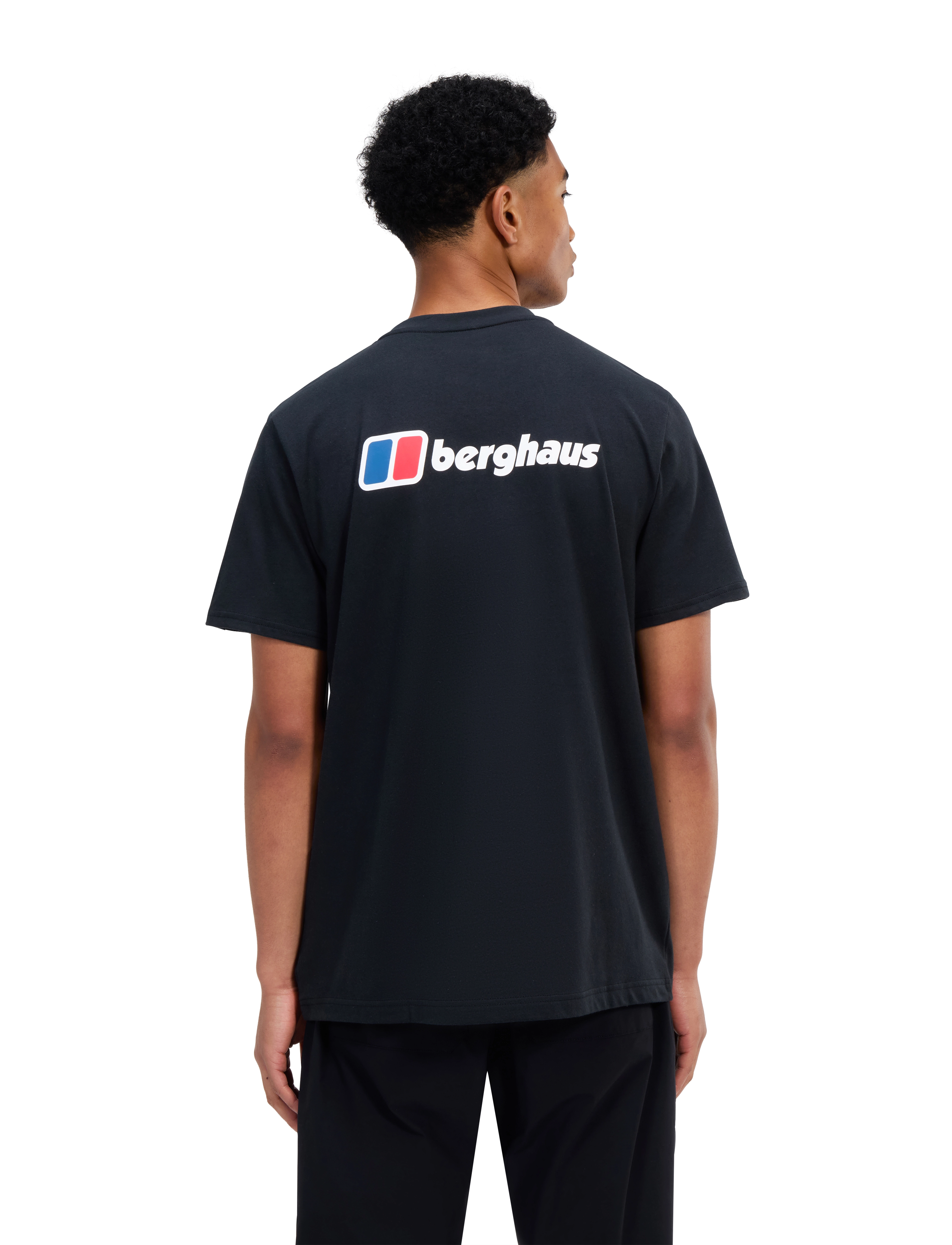 Berghaus - BG M BERGHAUS FRONT & BACK TEE - tops & t-shirts - black-black - 5