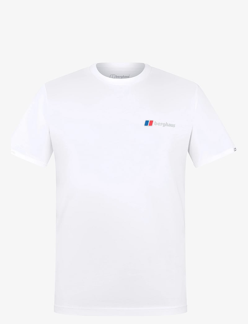 Berghaus - BG M BERGHAUS FRONT & BACK TEE - oberteile & t-shirts - pure white - 0
