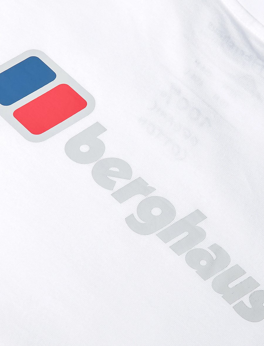 Berghaus - BG M BERGHAUS FRONT & BACK TEE - t-shirts - pure white - 3
