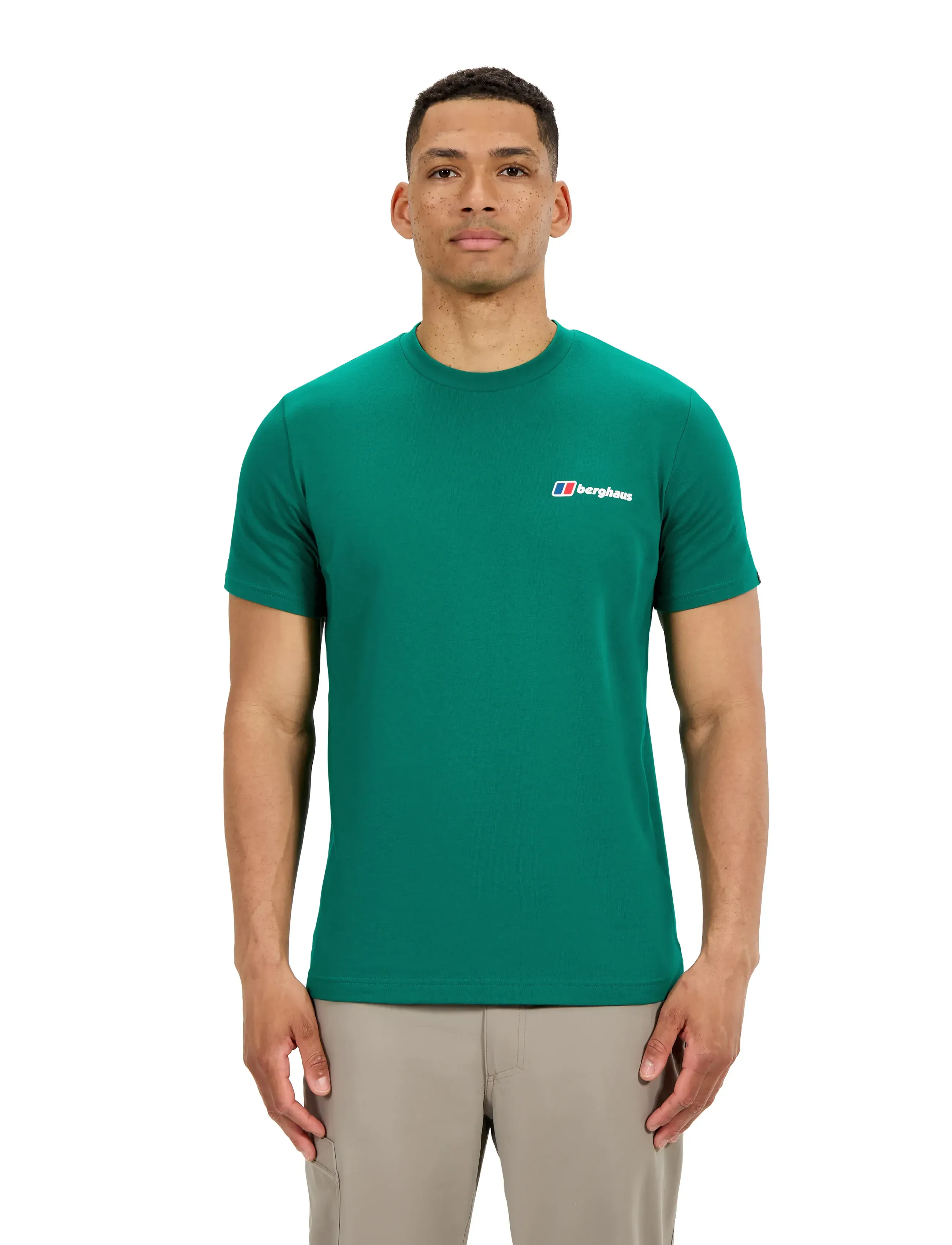 Berghaus Bg M Berghaus Front & Back Tee, T-Shirt, Grøn, Str: M