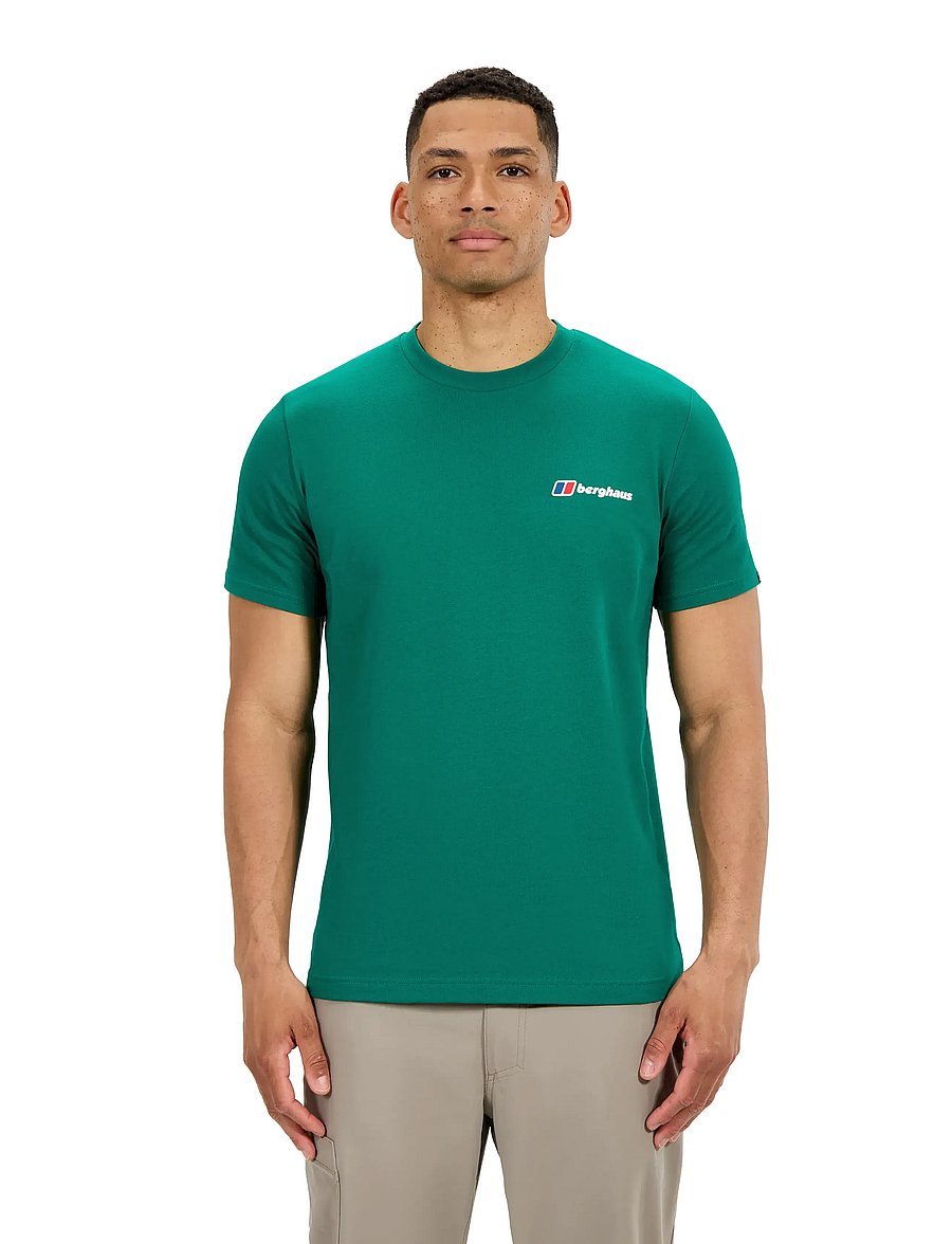 Berghaus - BG M BERGHAUS FRONT & BACK TEE - t-shirts - meadow green - 0