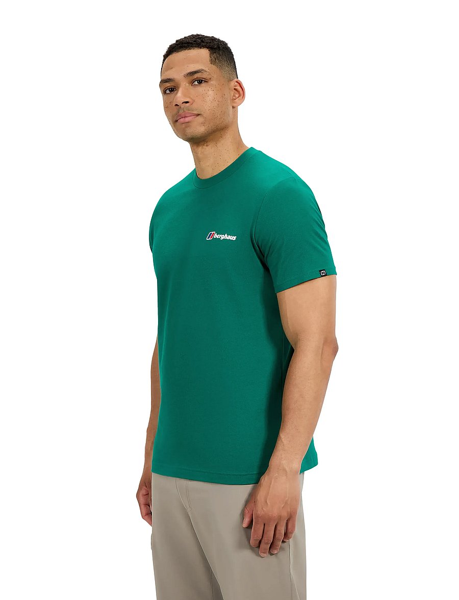 Berghaus - BG M BERGHAUS FRONT & BACK TEE - t-shirts - meadow green - 3