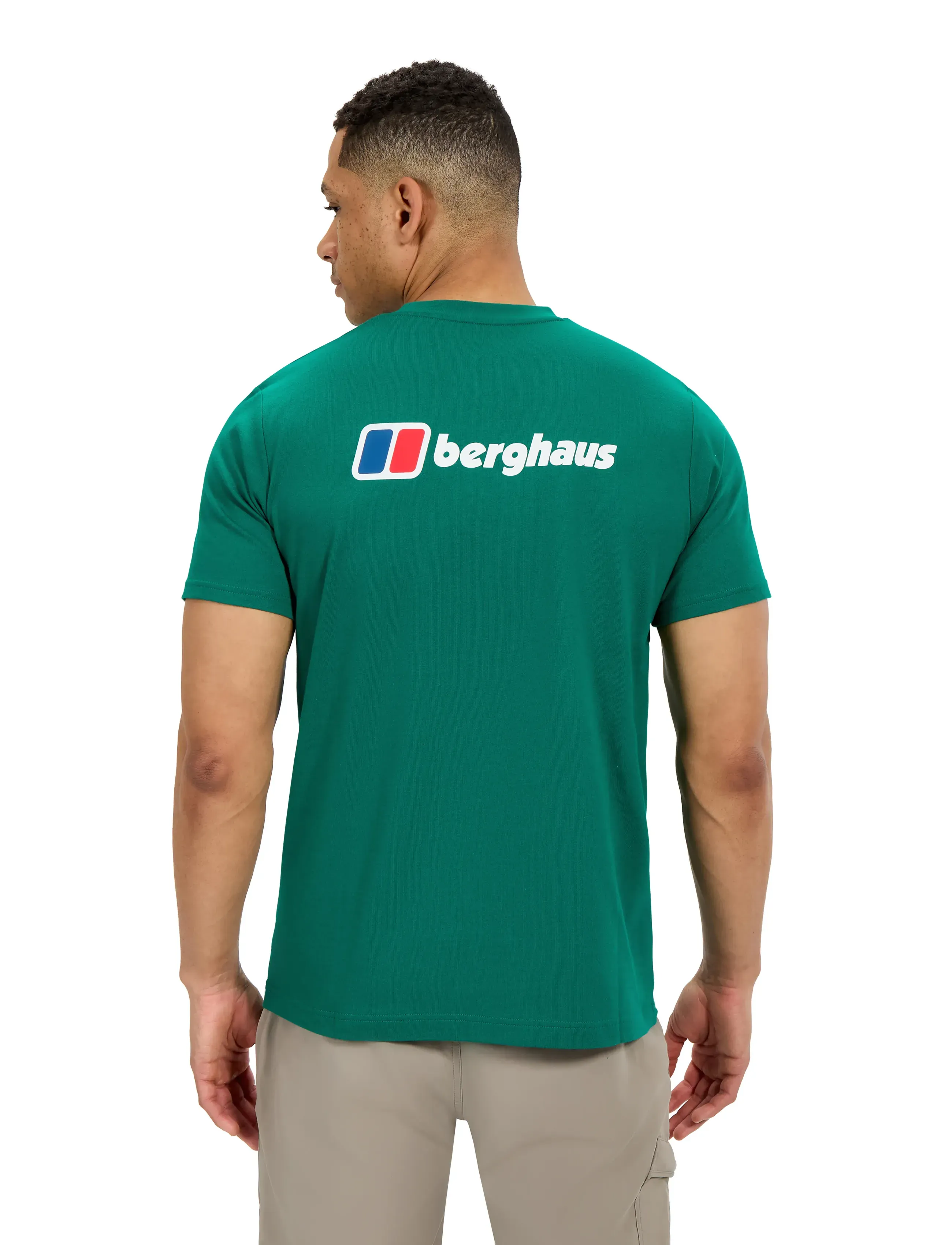 Berghaus - BG M BERGHAUS FRONT & BACK TEE - t-shirts - meadow green - 4
