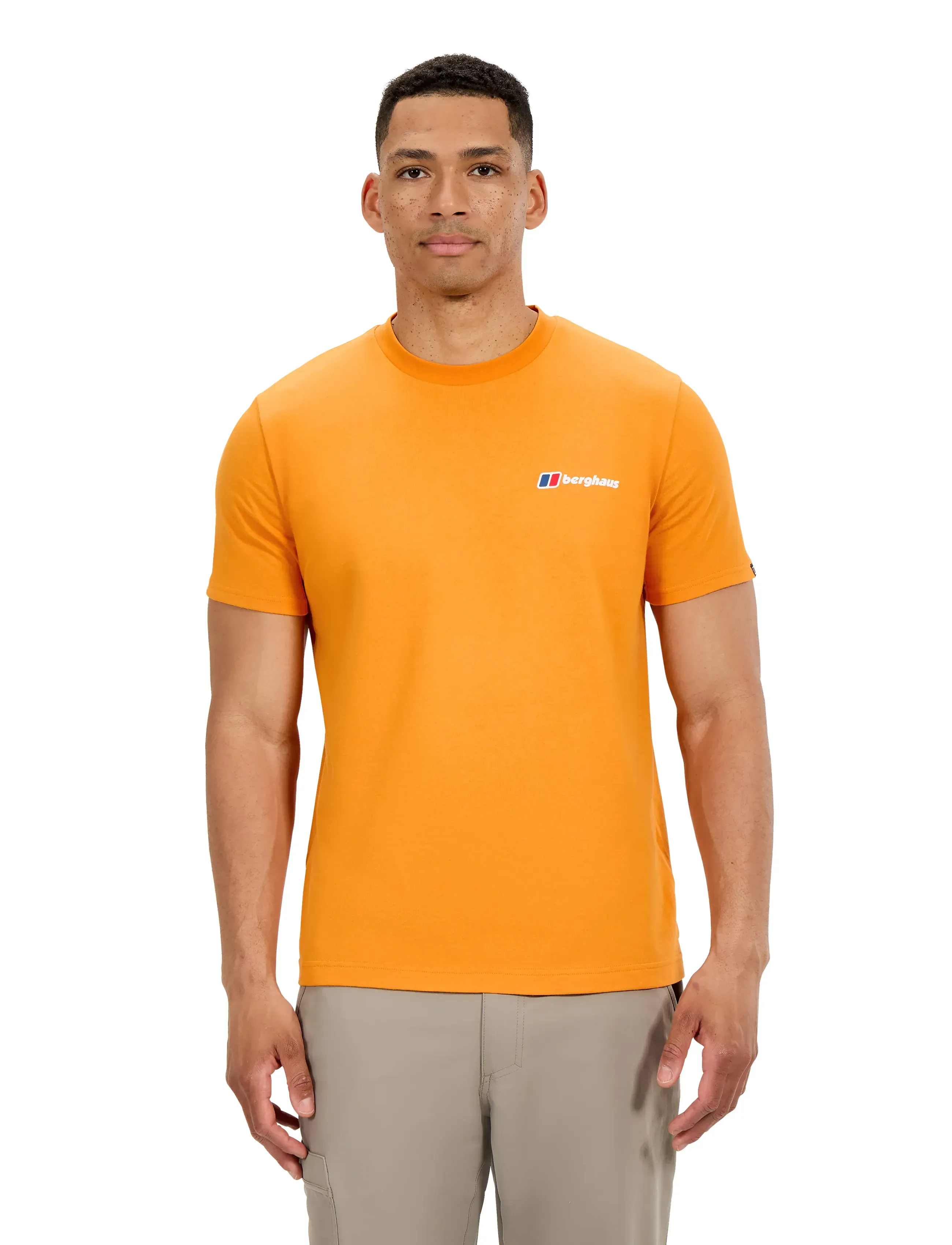 Berghaus Bg M Berghaus Front & Back Tee, Mænd, T-shirt, Orange, Str: XL