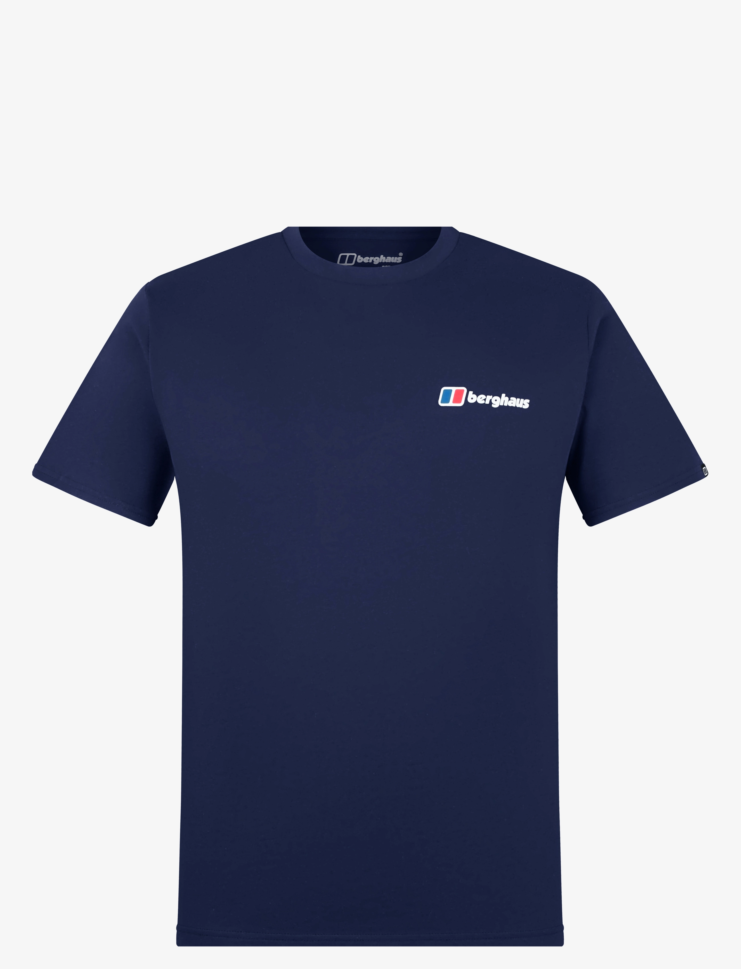 Berghaus Bg M Berghaus Front & Back Tee, Mænd, Rundhals T-Shirt, Navy, Str: S