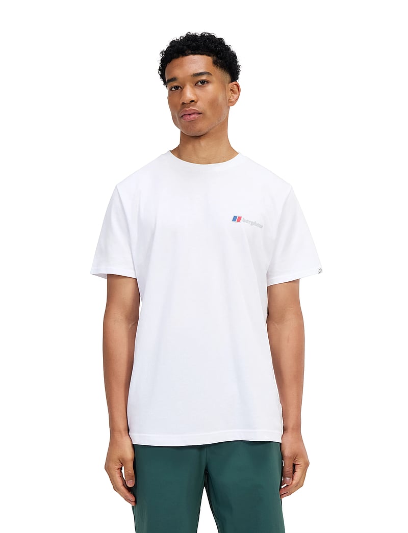 Berghaus - BG M BERGHAUS CLASS LOGO TEE - alussärgid ja t-särgid - pure white - 0