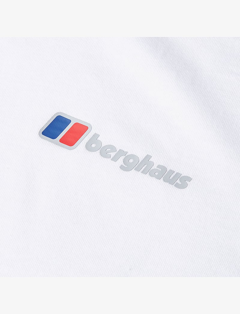 Berghaus - BG M BERGHAUS CLASS LOGO TEE - alussärgid ja t-särgid - pure white - 3