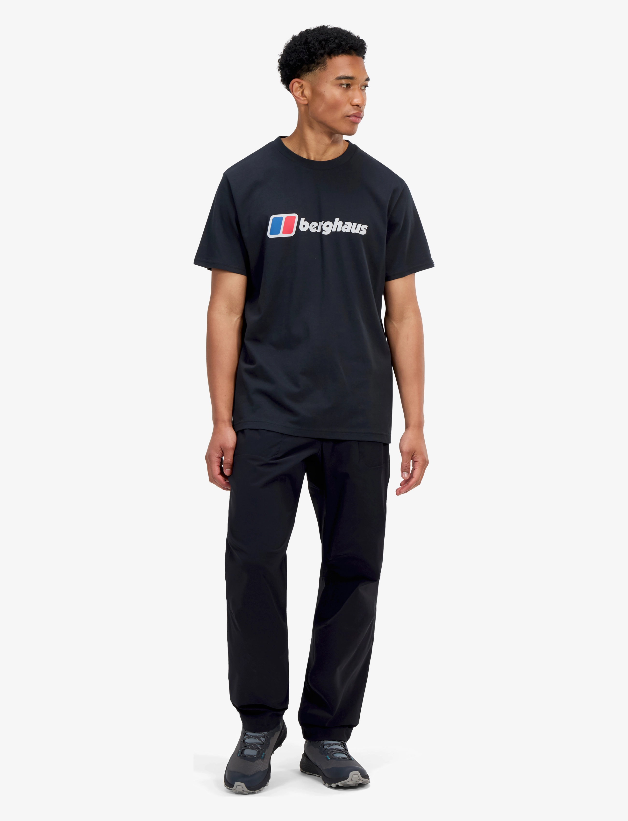 Berghaus BG M BERGHAUS CLASS XL-LOGO TEE - Kurzärmelig - BLACK-BLACK / black