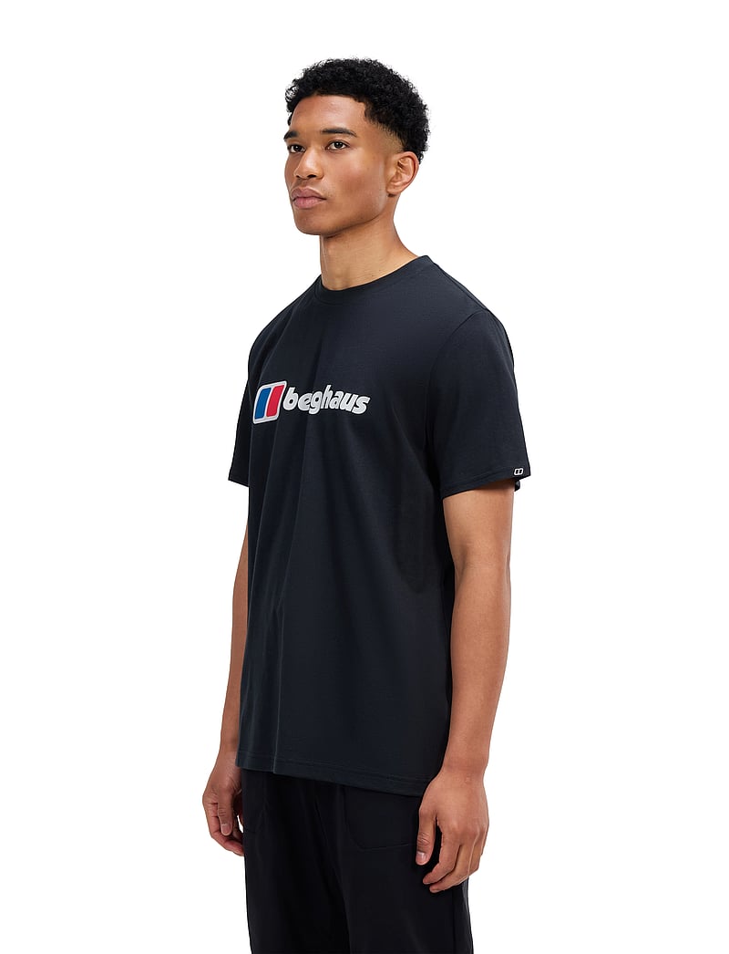 Berghaus - BG M BERGHAUS CLASS XL-LOGO TEE - topper & t-skjorter - black-black - 4