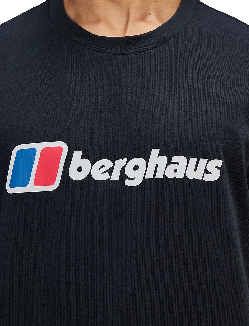 Berghaus - BG M BERGHAUS CLASS XL-LOGO TEE - topper & t-skjorter - black-black - 5