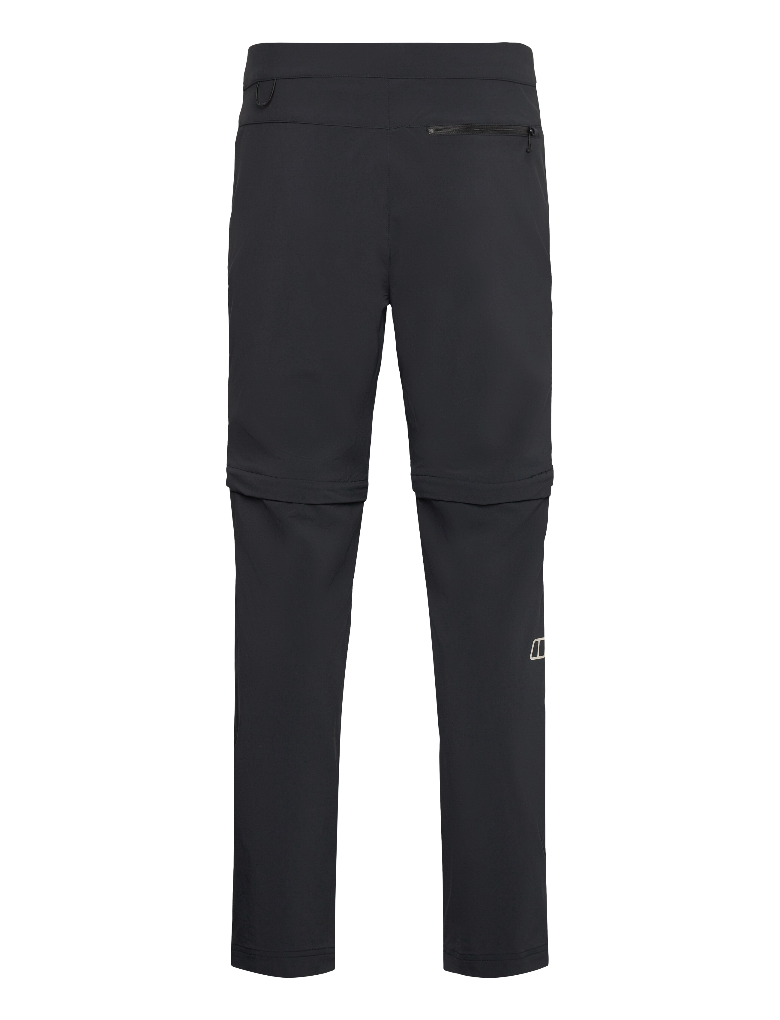 Berghaus - BG M TRAIL-EXPLORER ZIP OFF PANT - fritidsbukser - black-black - 2