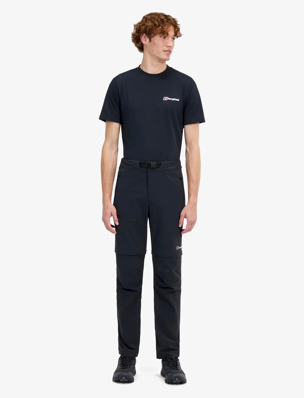 Berghaus - BG M TRAIL-EXPLORER ZIP OFF PANT - outdoorhosen - black-black - 0
