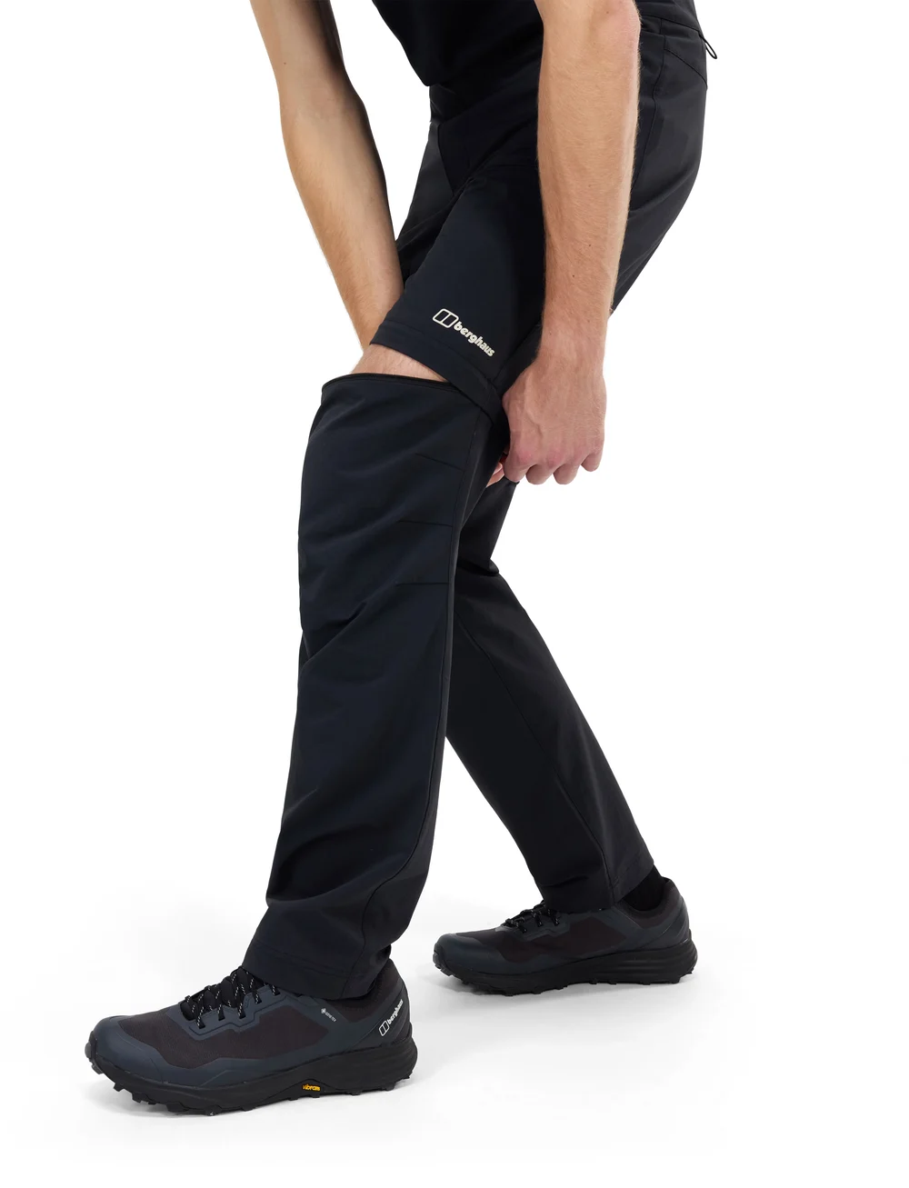 Berghaus - BG M TRAIL-EXPLORER ZIP OFF PANT - outdoorhosen - black-black - 5