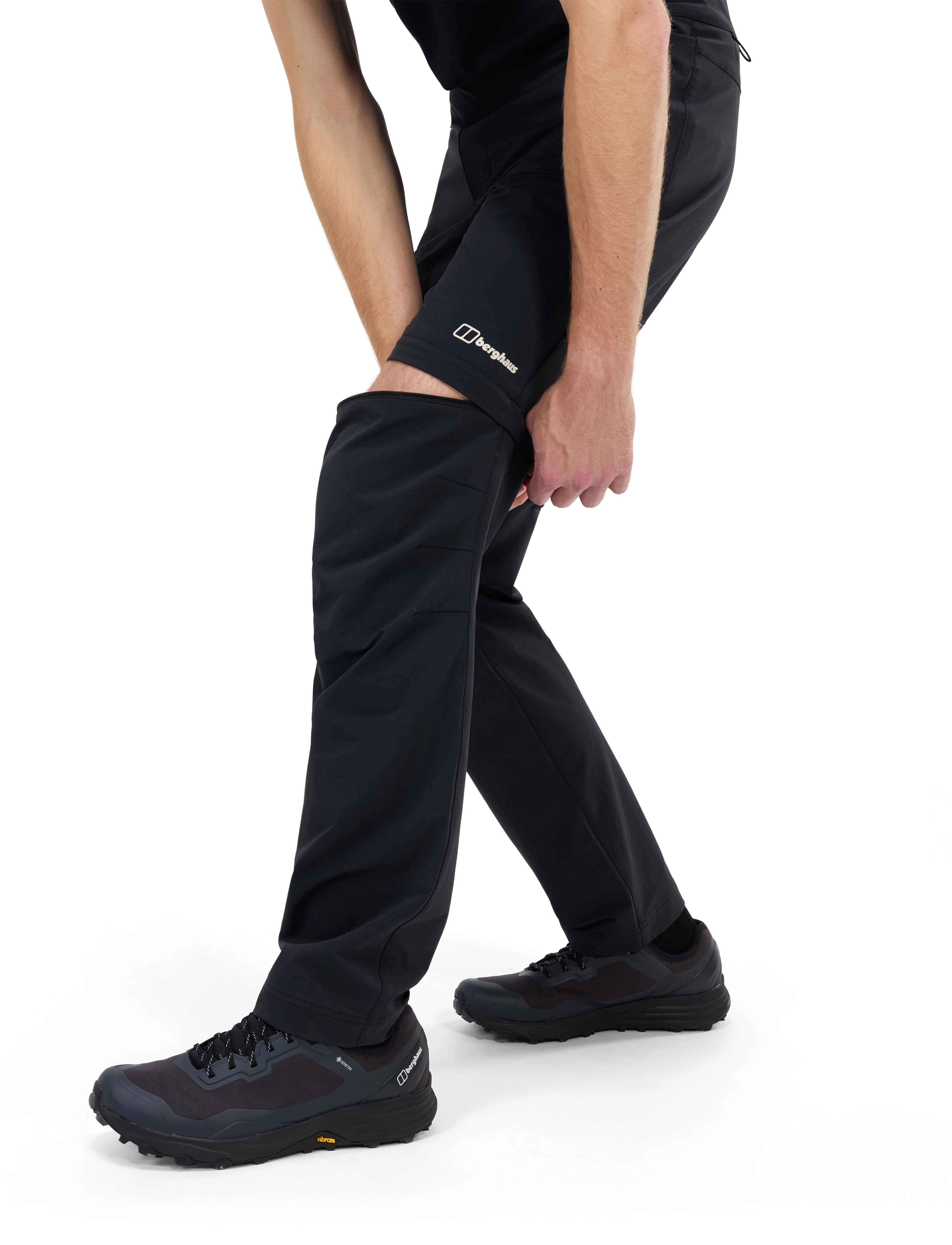 Berghaus - BG M TRAIL-EXPLORER ZIP OFF PANT - pantalon de randonnée - black-black - 5