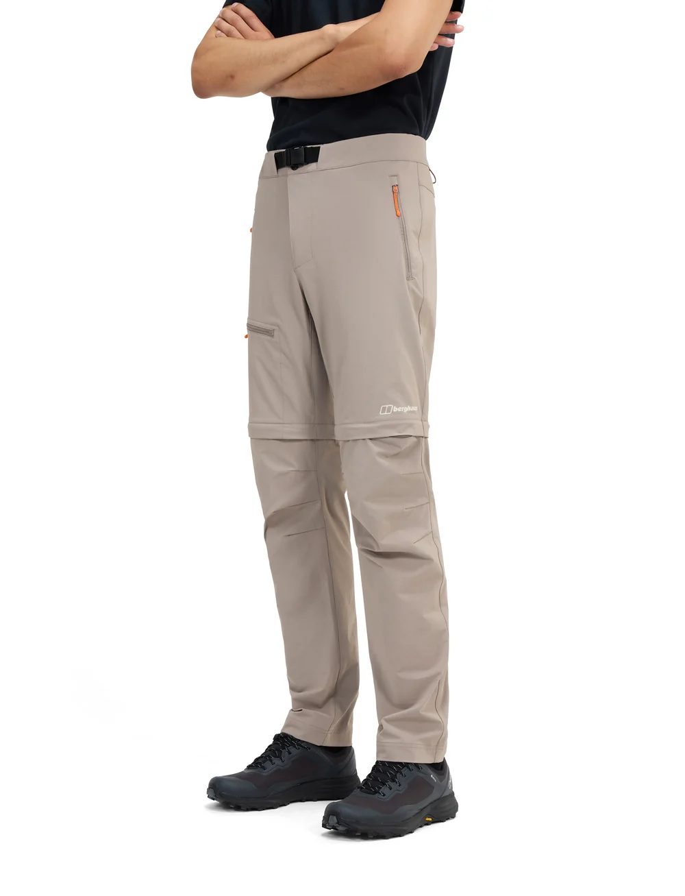 Berghaus - BG M TRAIL-EXPLORER ZIP OFF PANT - lauko kelnės - char - 4
