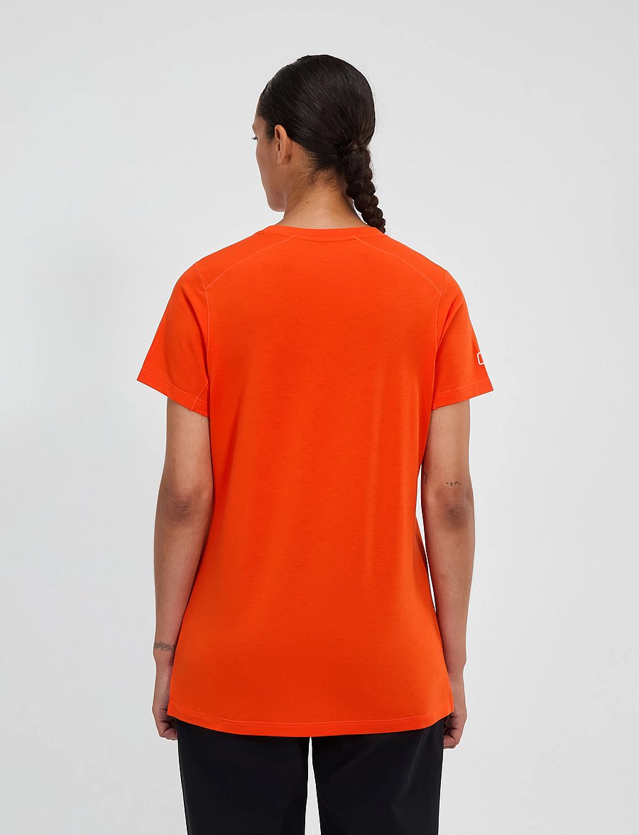 Berghaus - BG W BERGHAUS DELTA SS TEE - t-shirts - blazing fire - 4