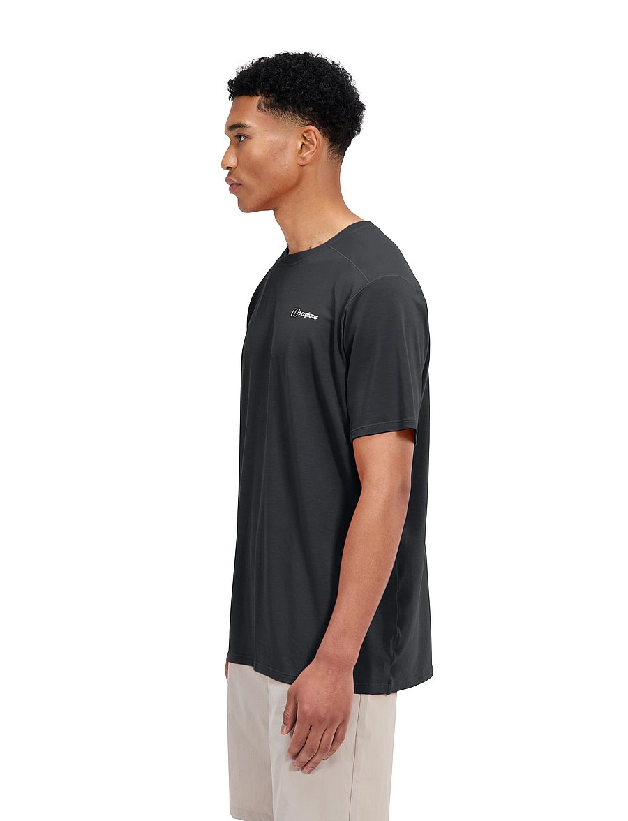 Berghaus - BG M BERGHAUS DELTA SS TEE - oberteile & t-shirts - black-black - 4