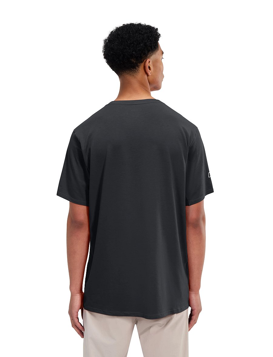 Berghaus - BG M BERGHAUS DELTA SS TEE - oberteile & t-shirts - black-black - 5