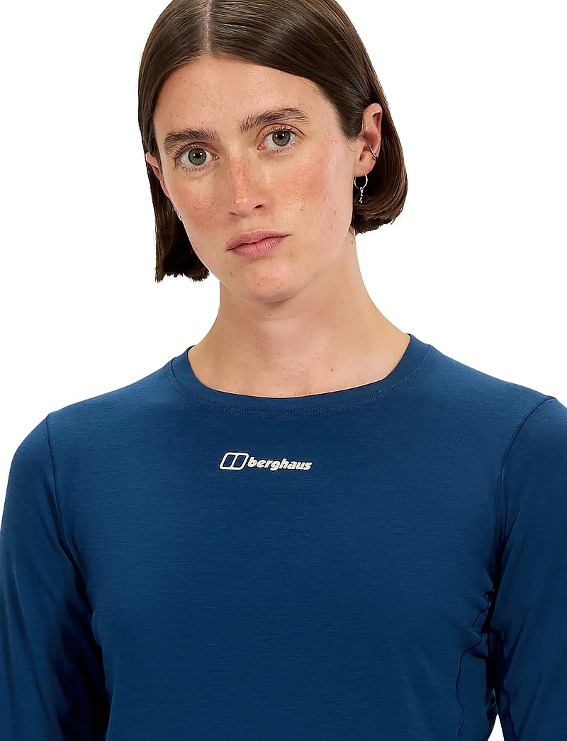 Berghaus - BG BERGHAUS DELTA LS TEE AF - long-sleeved tops - hale navy - 2