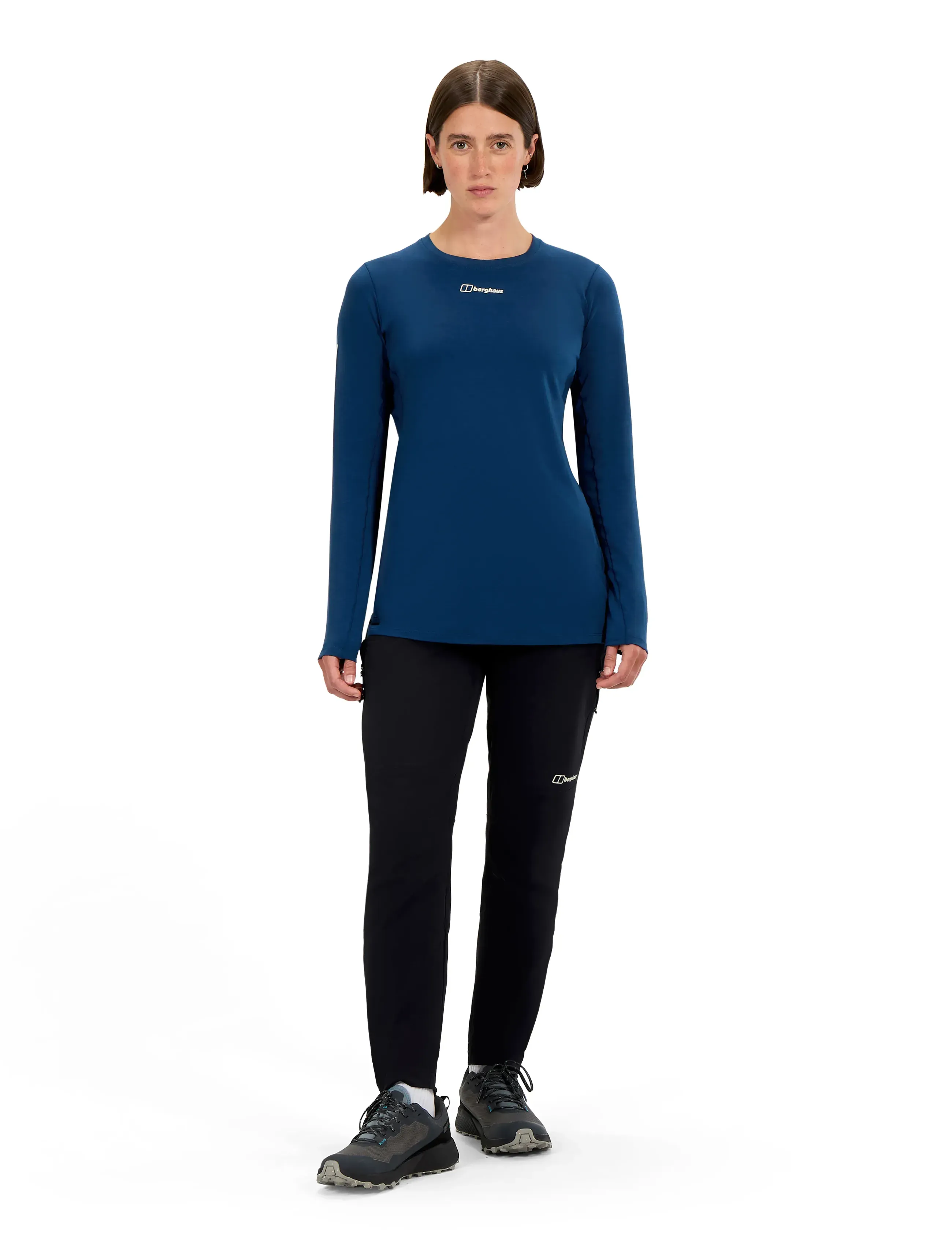 Berghaus - BG BERGHAUS DELTA LS TEE AF - sportstoppe - hale navy - 5