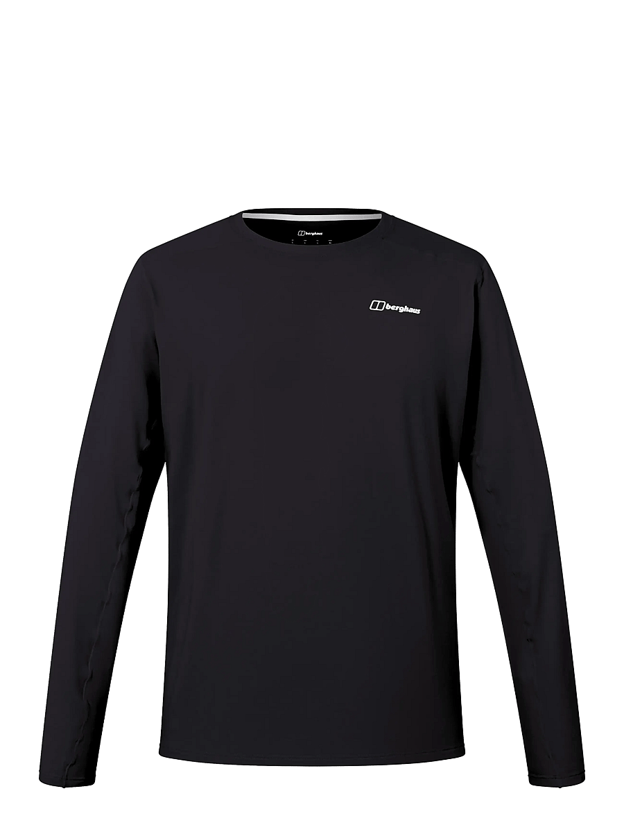 Berghaus - BG BERGHAUS DELTA LS TEE AM - langærmede t-shirts - black-black - 1