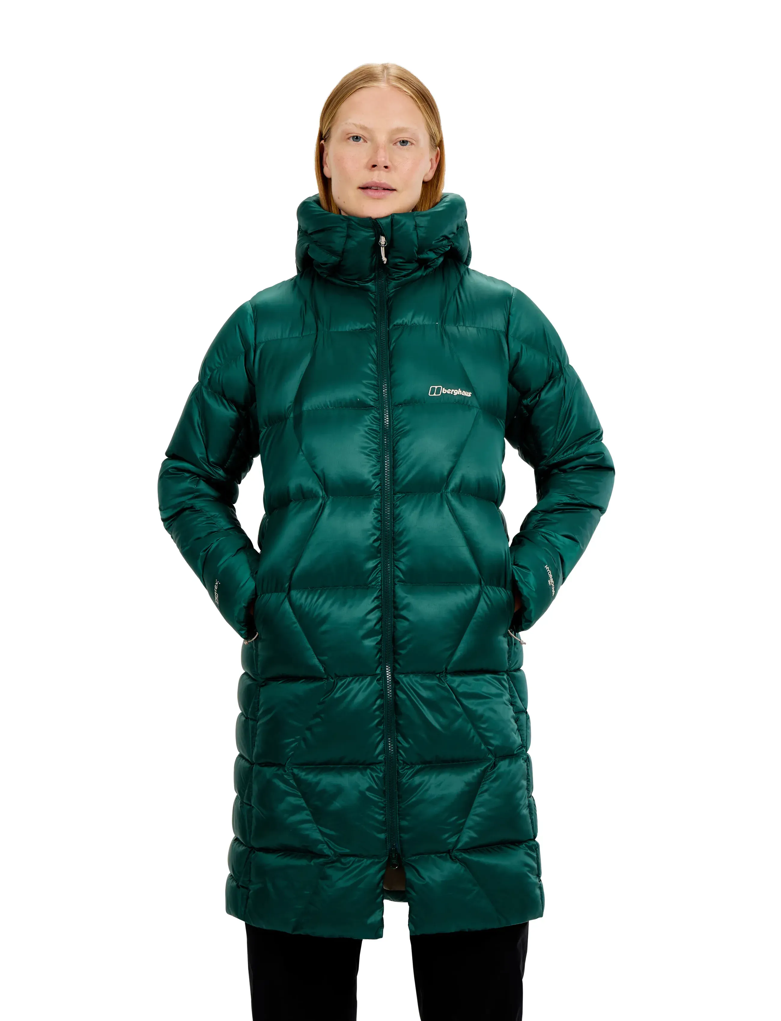 Berghaus BG EXPLORER LONG DOWN JKT AF - Kläder - OFF PEAK / green