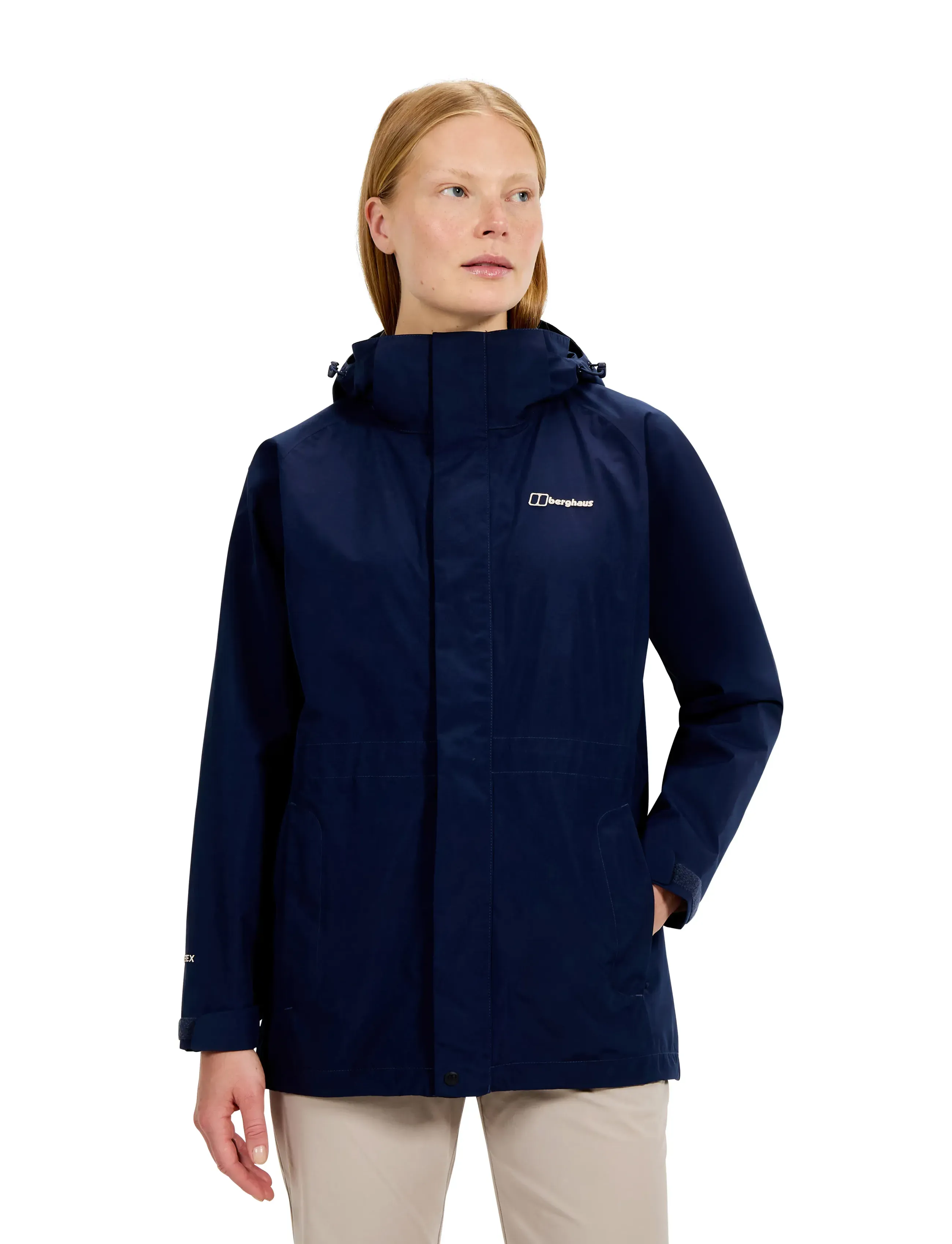 Berghaus Bg Glissade 2.0 Ia Jkt Af, XS, Navy, Regntøj > Regnfrakker, Dame