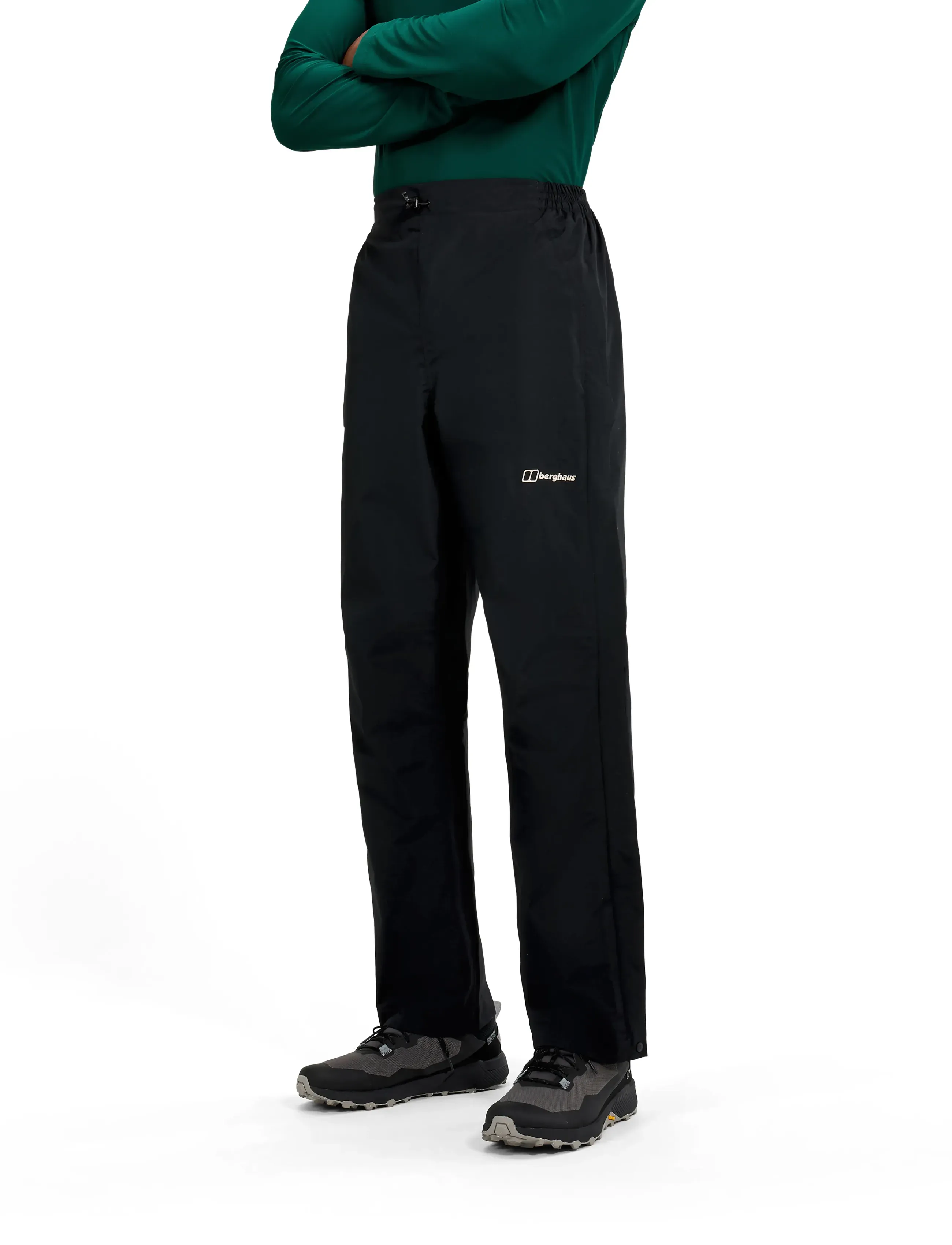 Berghaus Bg Hillwalker 2.0 Pant Am, Mænd, Vandtætte Vandrebukser, Sort, Str: XXL x 33