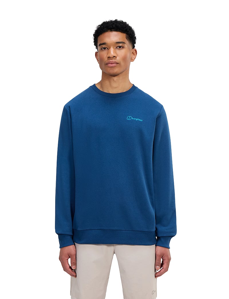 Berghaus - BG M LOGO CREW LIGHT - Överdelar - hale navy - 0