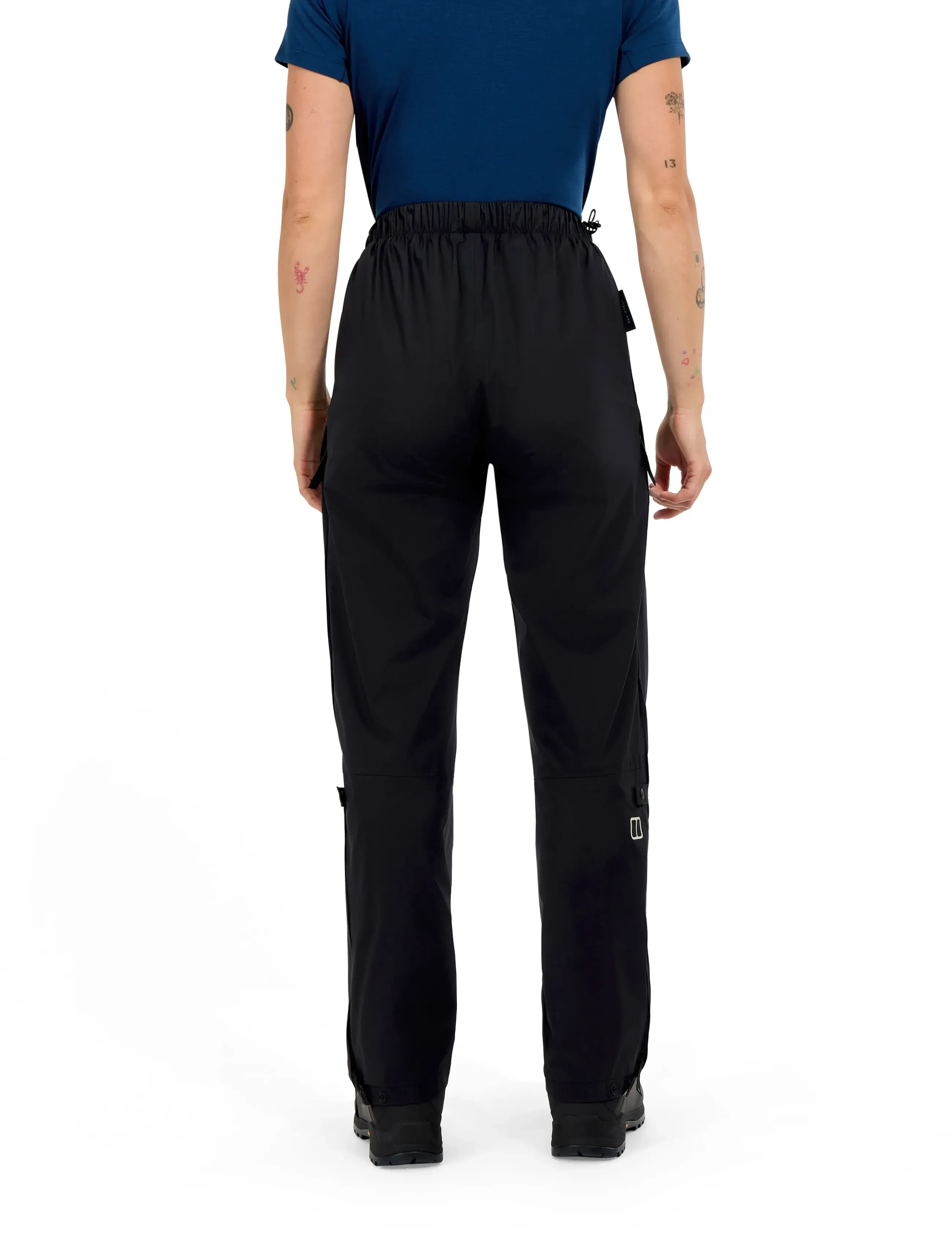 Berghaus - BG PACSMART 2.5L PANT AF - regnbukser - black-black - 3