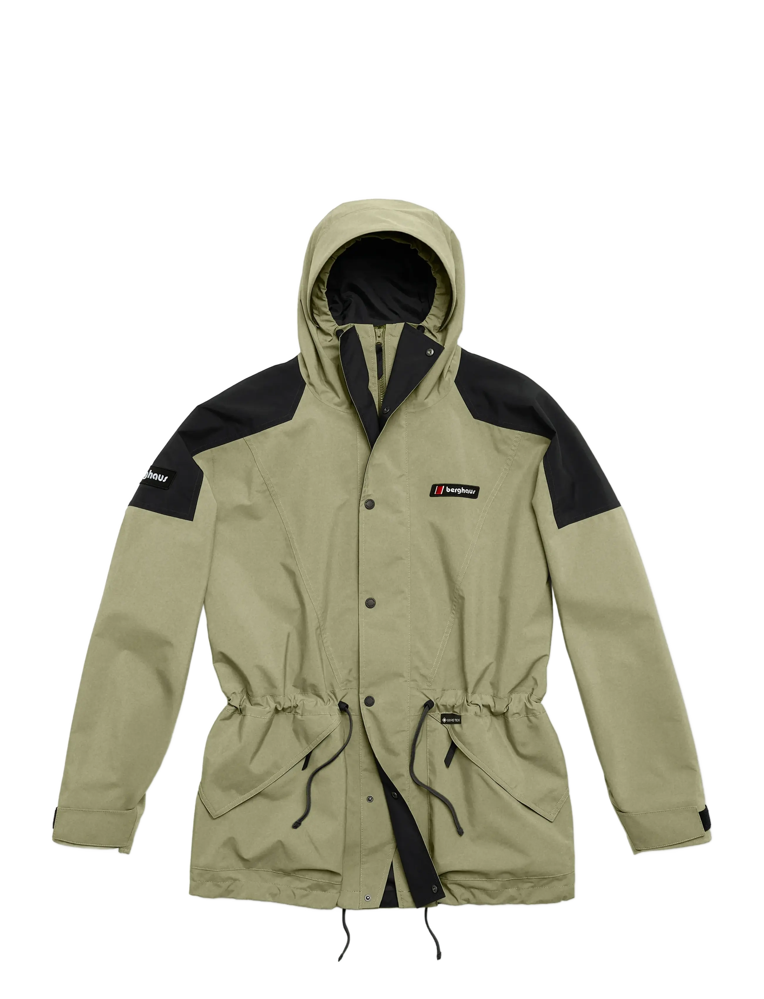 Berghaus BG U MERU MOUNTAIN JKT - Rainwear - DAPPLE-JET BLACK / khaki/green