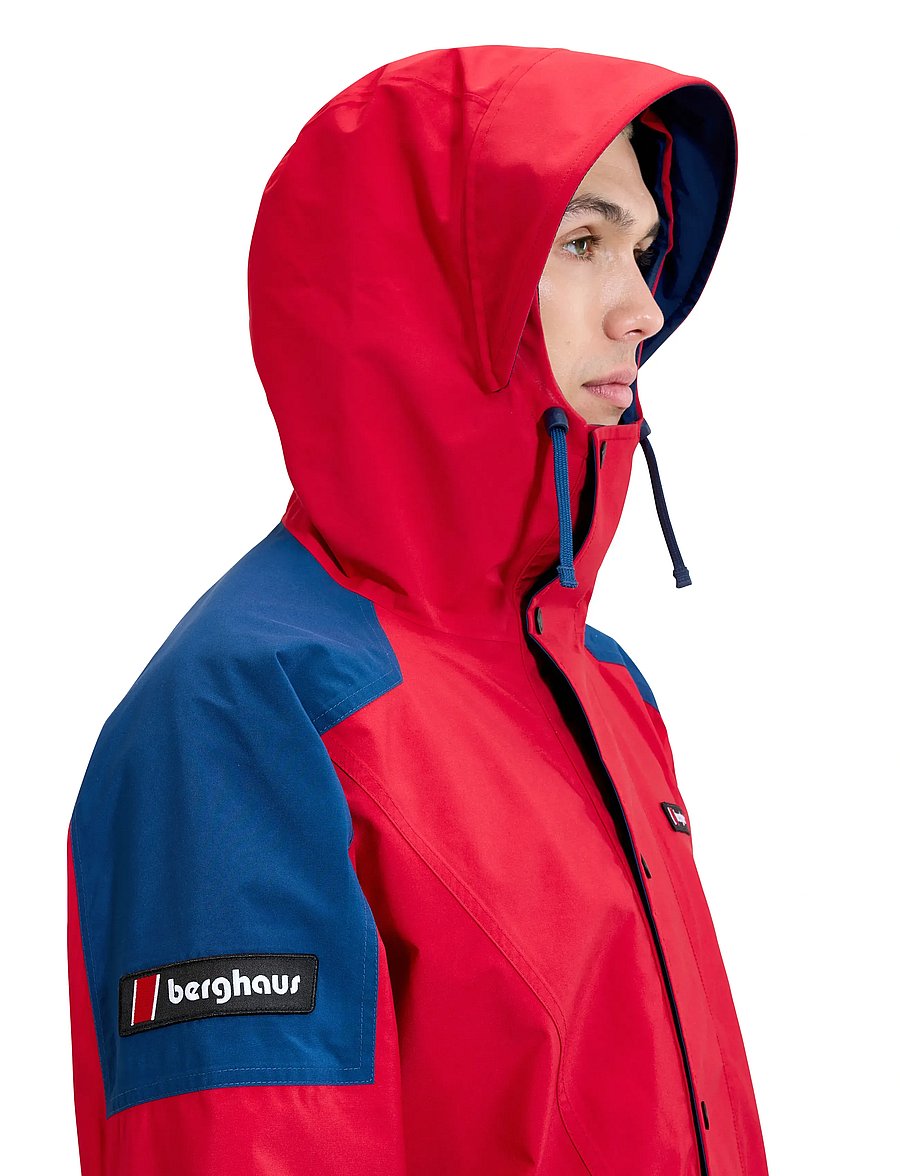Berghaus - BG U MERU MOUNTAIN JKT - outdoor jacken - definitely red-hale navy - 5