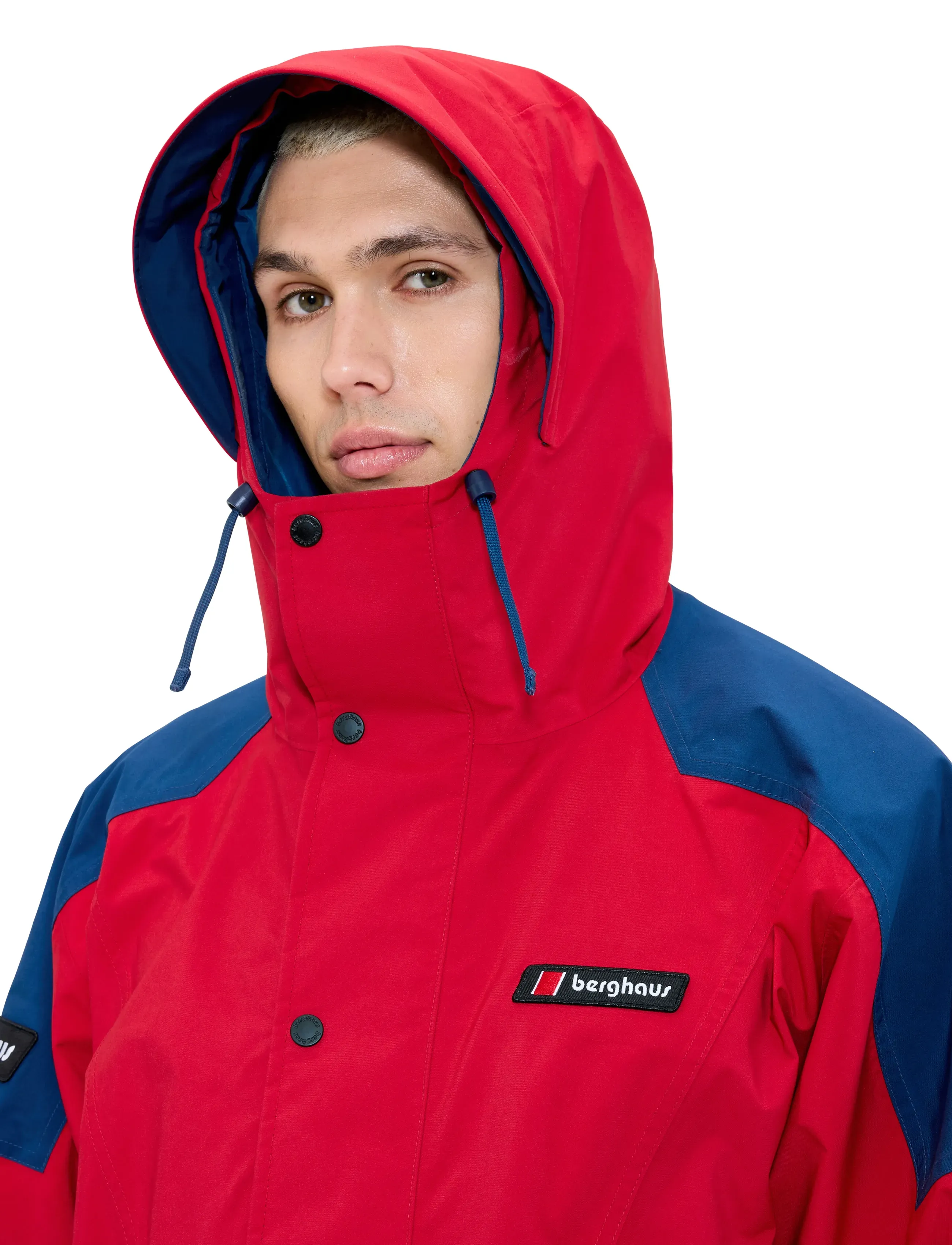 Berghaus BG U MERU MOUNTAIN JKT - Streetstyle - DEFINITELY RED-HALE NAVY / red