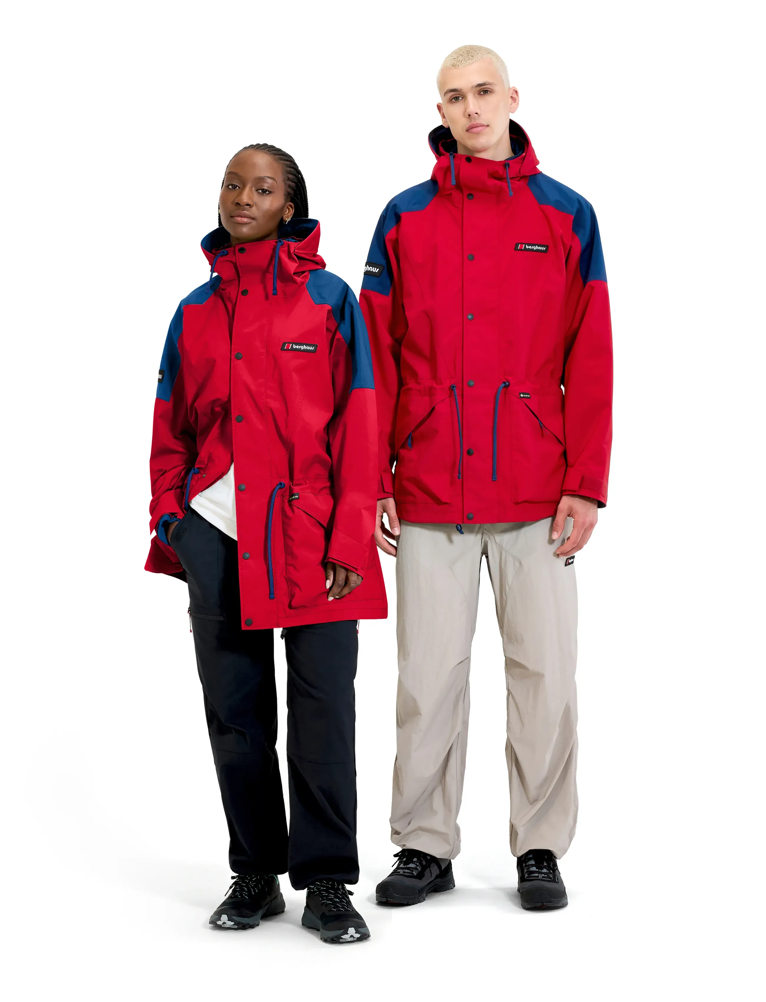 Berghaus - BG U MERU MOUNTAIN JKT - frilufts- & regnjakker - definitely red-hale navy - 2