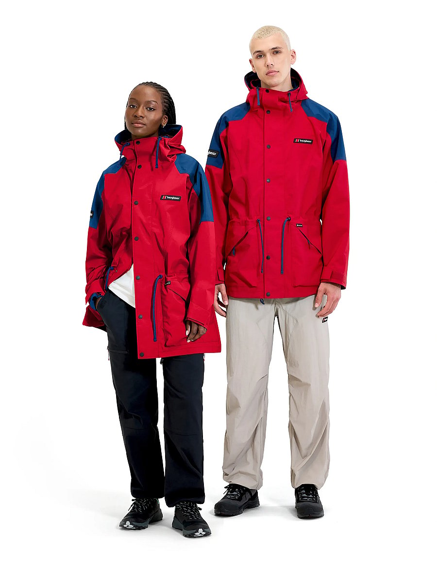 Berghaus - BG U MERU MOUNTAIN JKT - outdoor jacken - definitely red-hale navy - 2