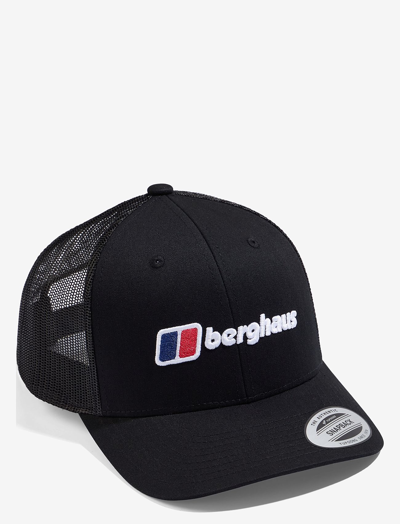 Berghaus - BG LOGO RECOGNITN TRUCKER CAP AU BLK - caps - black-black - 0