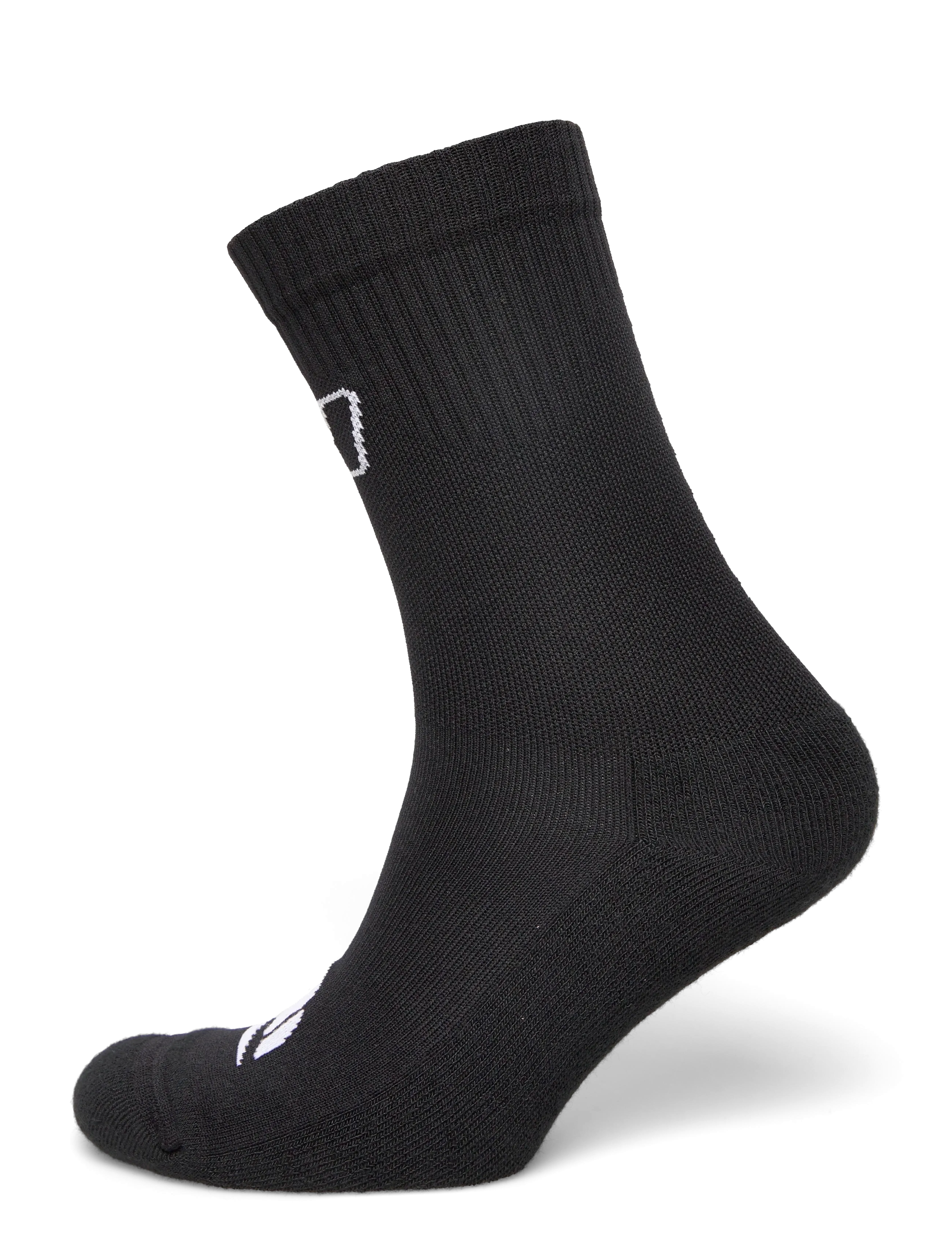 Berghaus BG BIG WALL SOCK AU BLK - Underkläder - JET BLACK / yellow