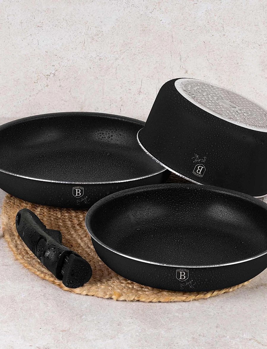 Berlingerhaus - 9 pcs cookware set, Matte Black Collection - stieltopf-sets - matte black collection - 5