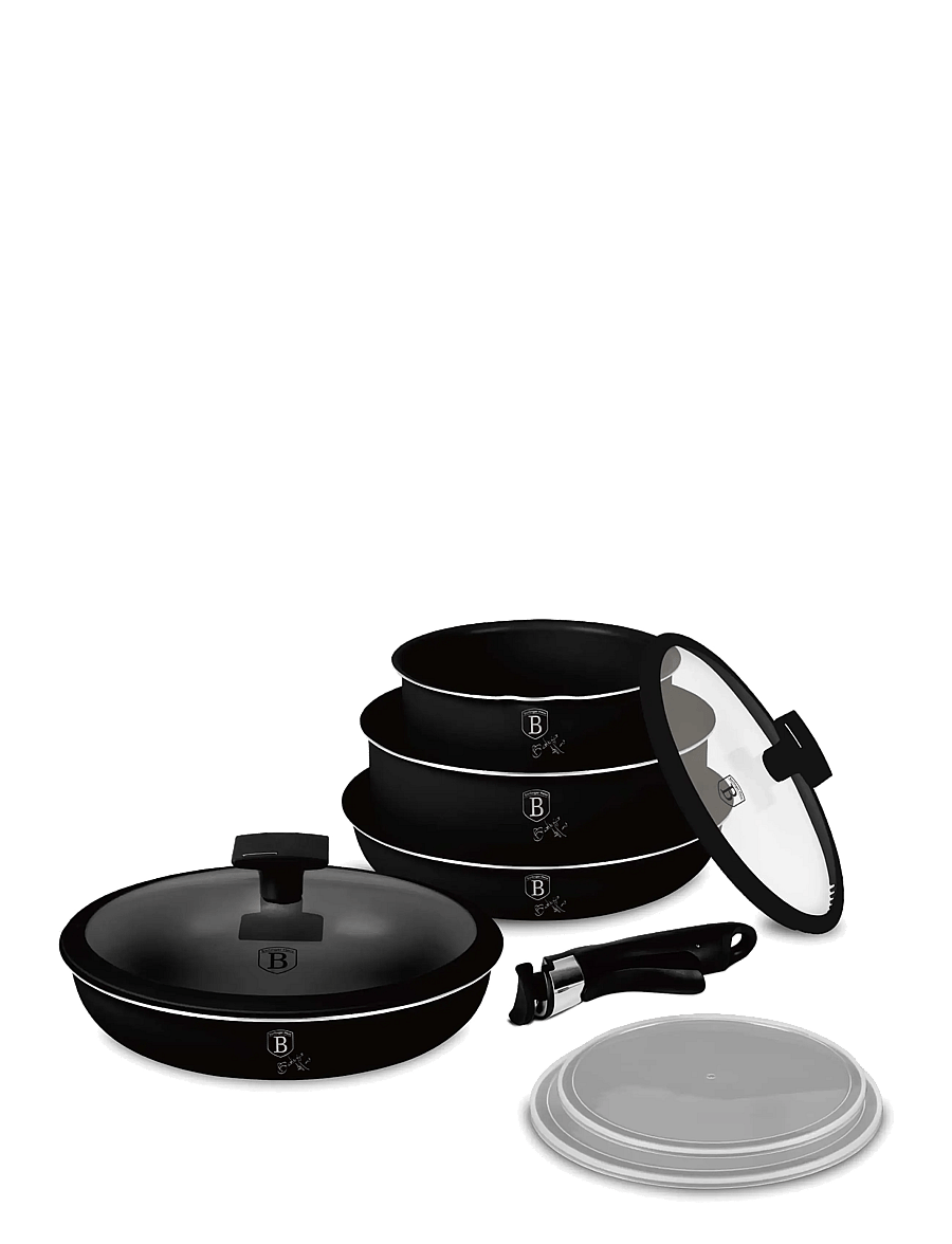 Berlingerhaus - 9 pcs cookware set, Matte Black Collection - stieltopf-sets - matte black collection - 3