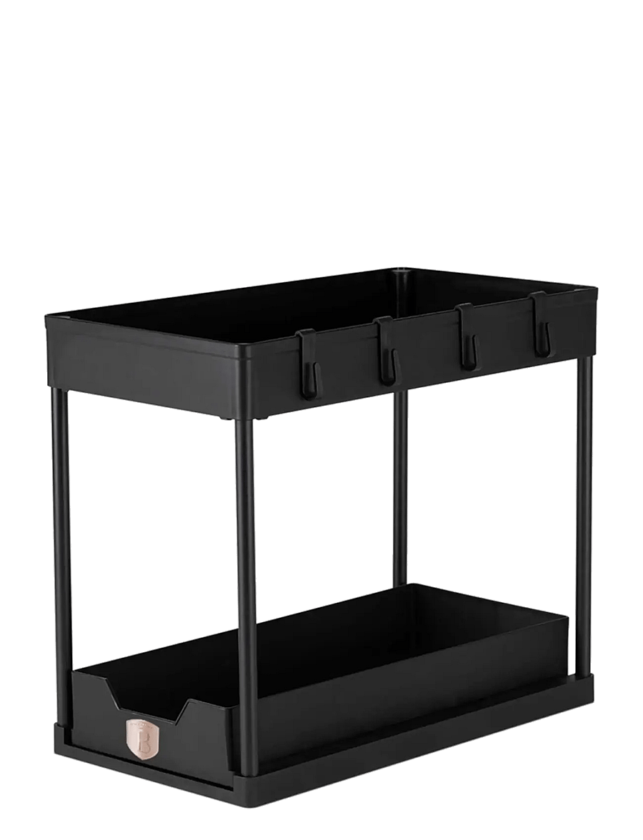 Berlingerhaus - Kitchen organizer, black - säilituspurgid - black rose collection - 1